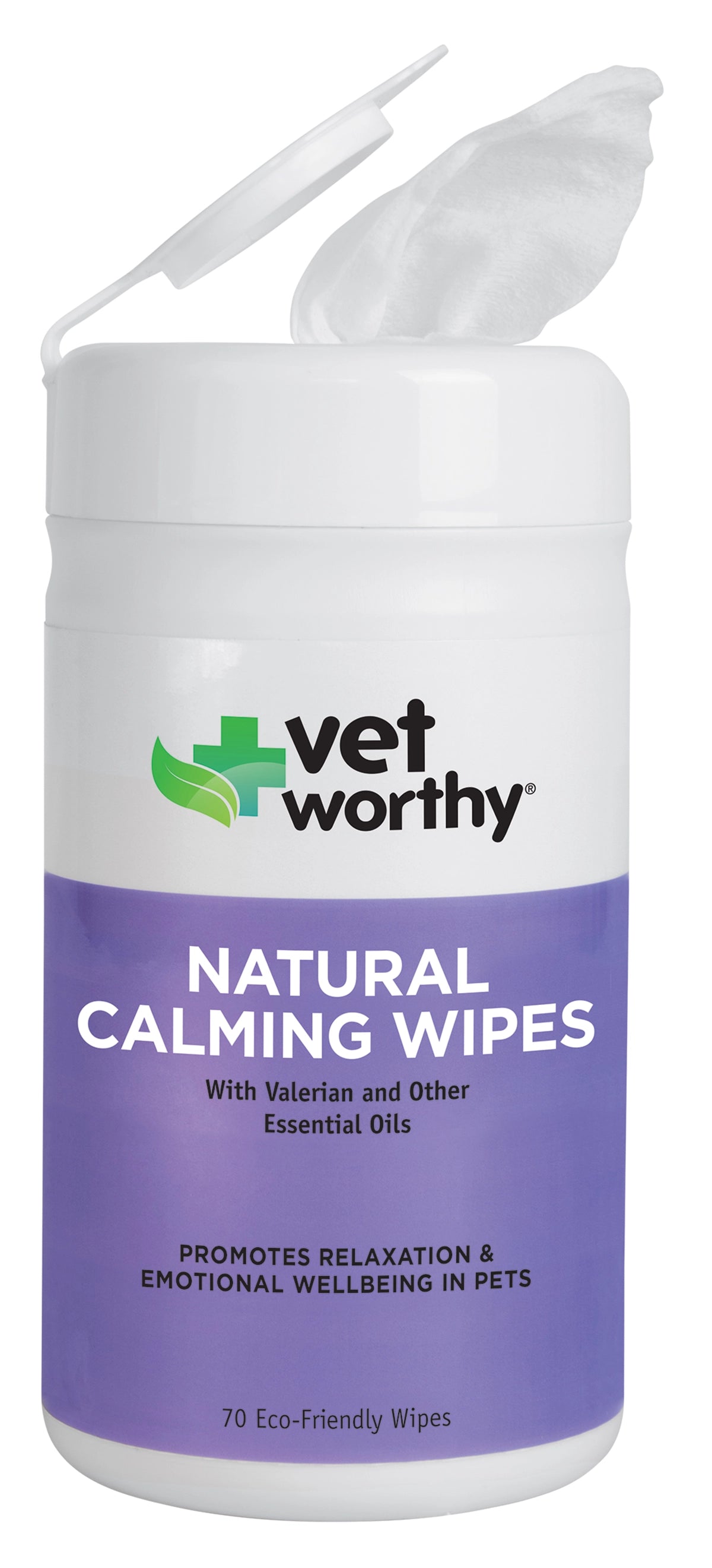 Vet Worthy Pet Remedy Calming Wipes 70ct.