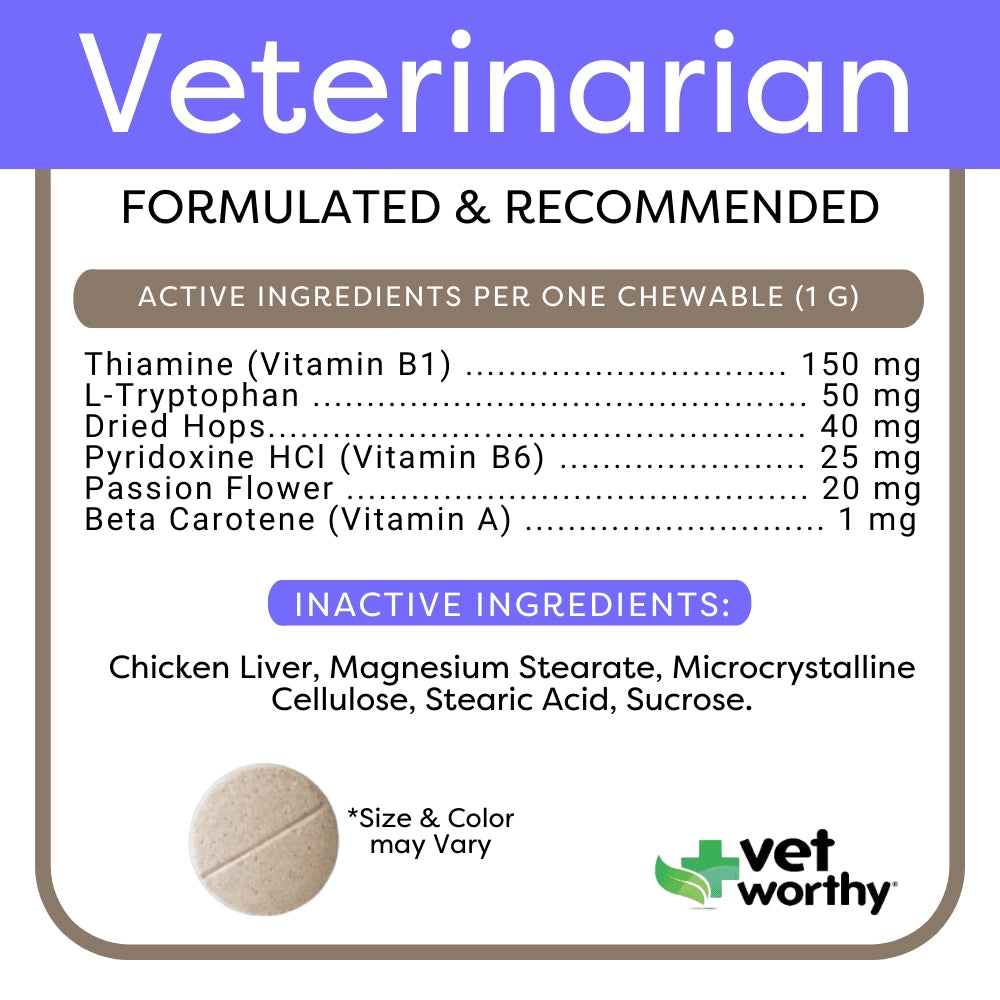 Vet Worthy Calming Soft Chews 60ct