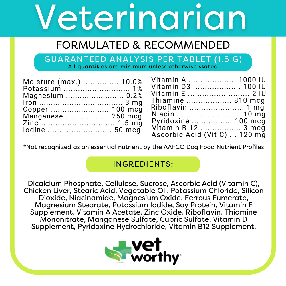 Vet Worthy Multi-Vitamins for Adult Soft Chews 60ct