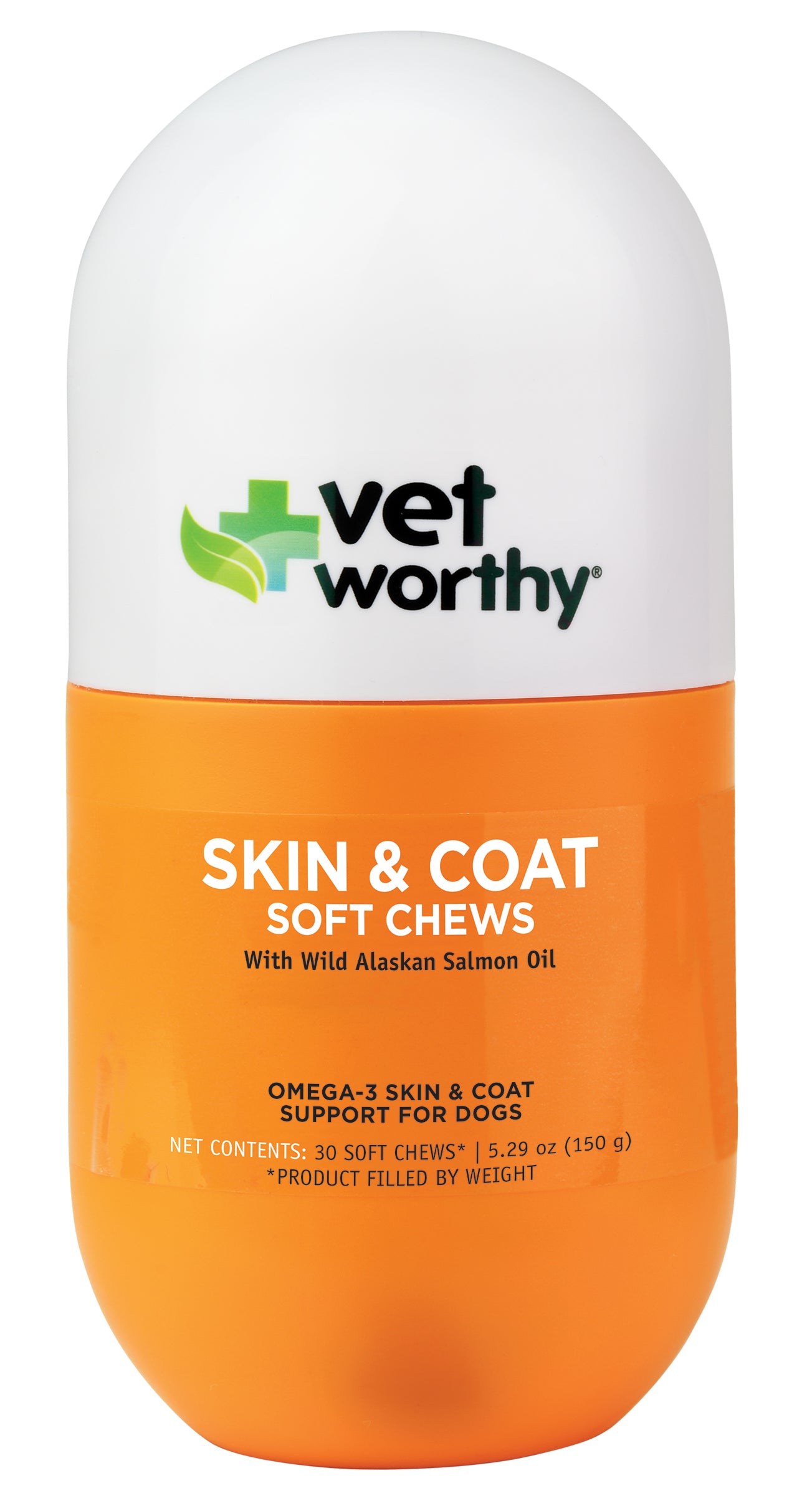 Vet Worthy Skin & Coat Soft Chew 30ct
