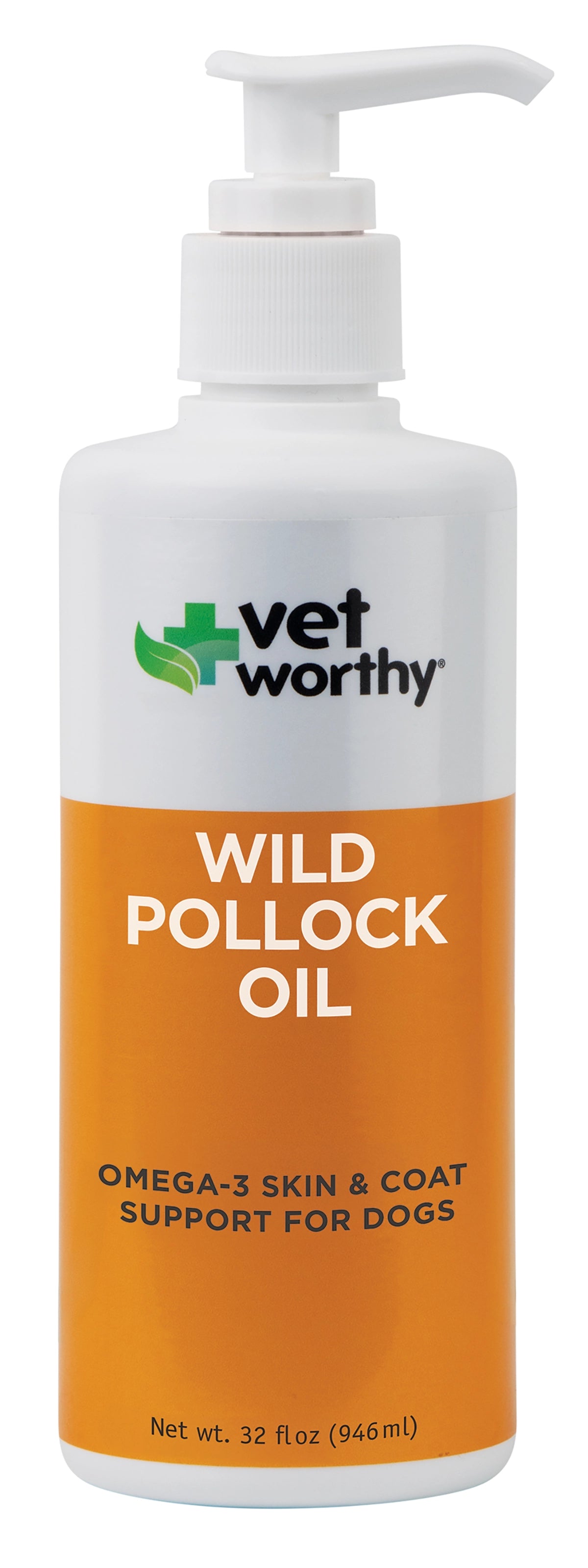 Vet Worthy Wild Pollock Oil for Dogs 32oz