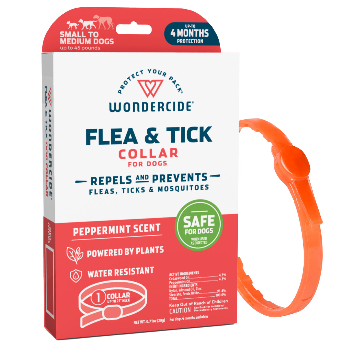 Wondercide Flea & Tick Collar for Dogs Peppermint Small to Medium