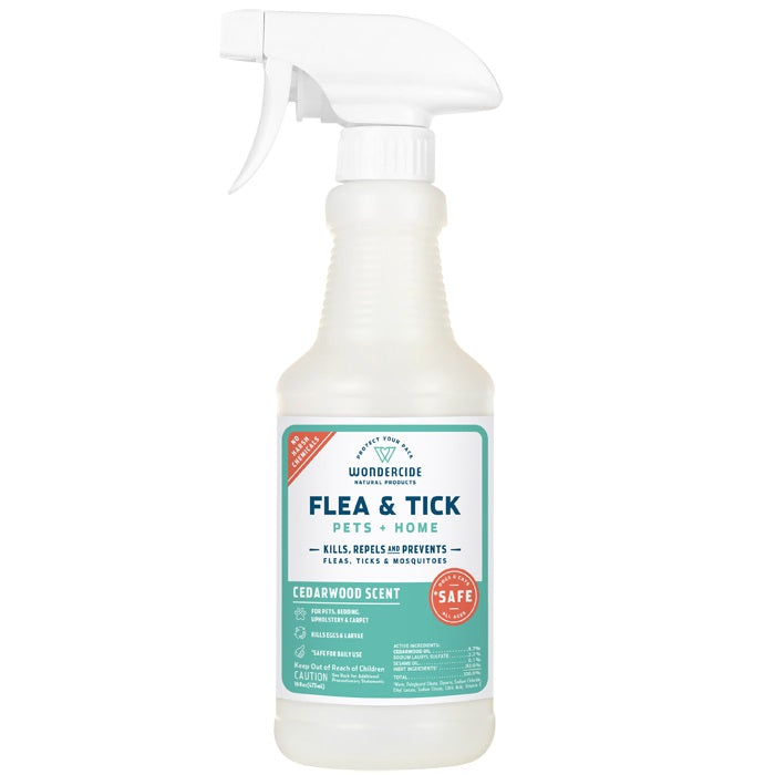 Wondercide - Flea, Tick & Mosquito Spray for Pets + Home - 16 oz Cedar