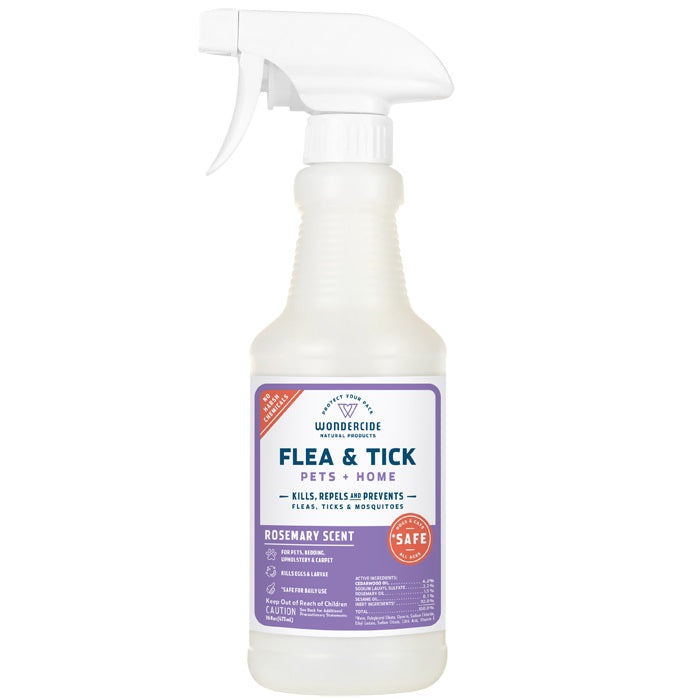 Wondercide - Flea, Tick & Mosquito Spray for Pets + Home - 16 oz Rosemary