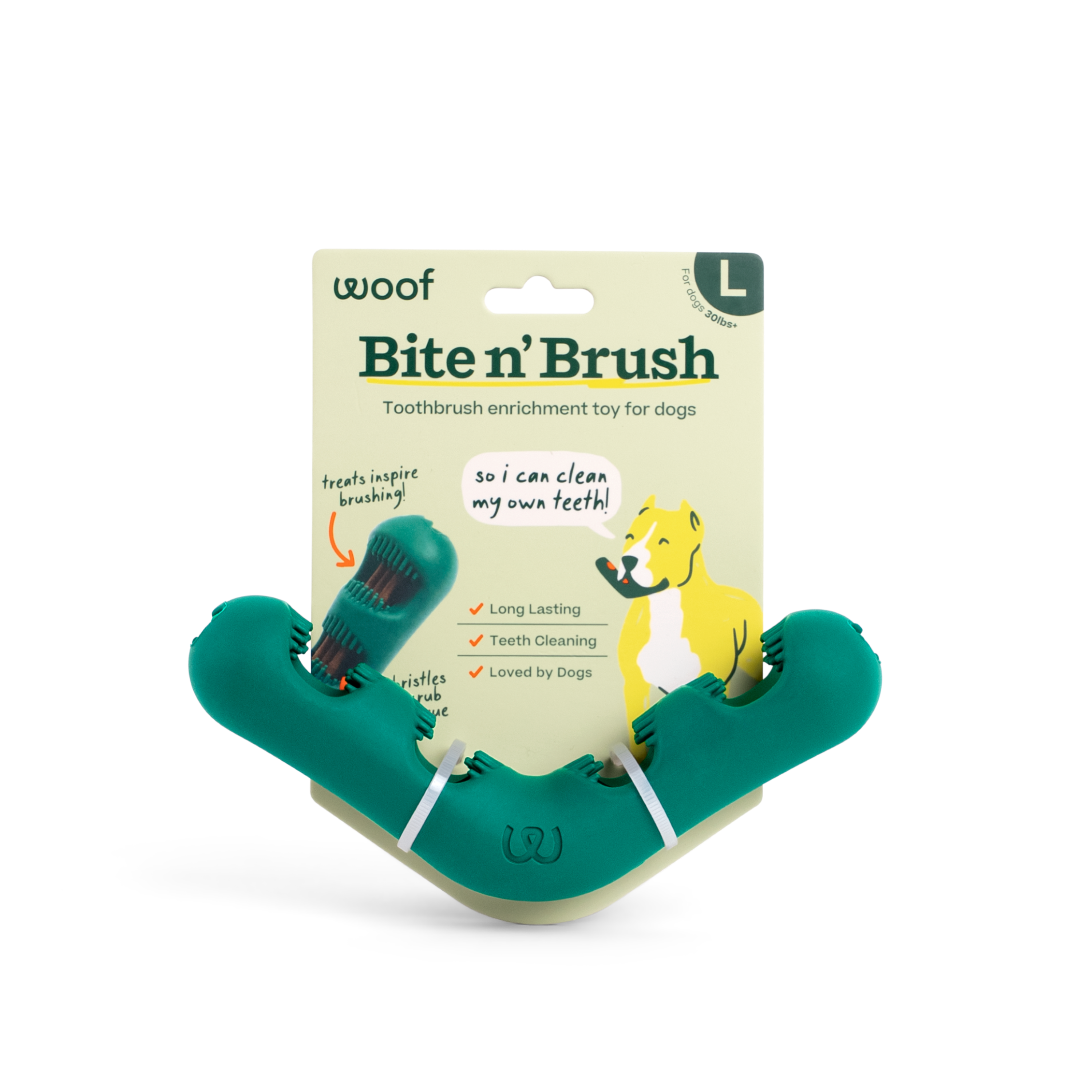WOOF Bite n' Brush Large