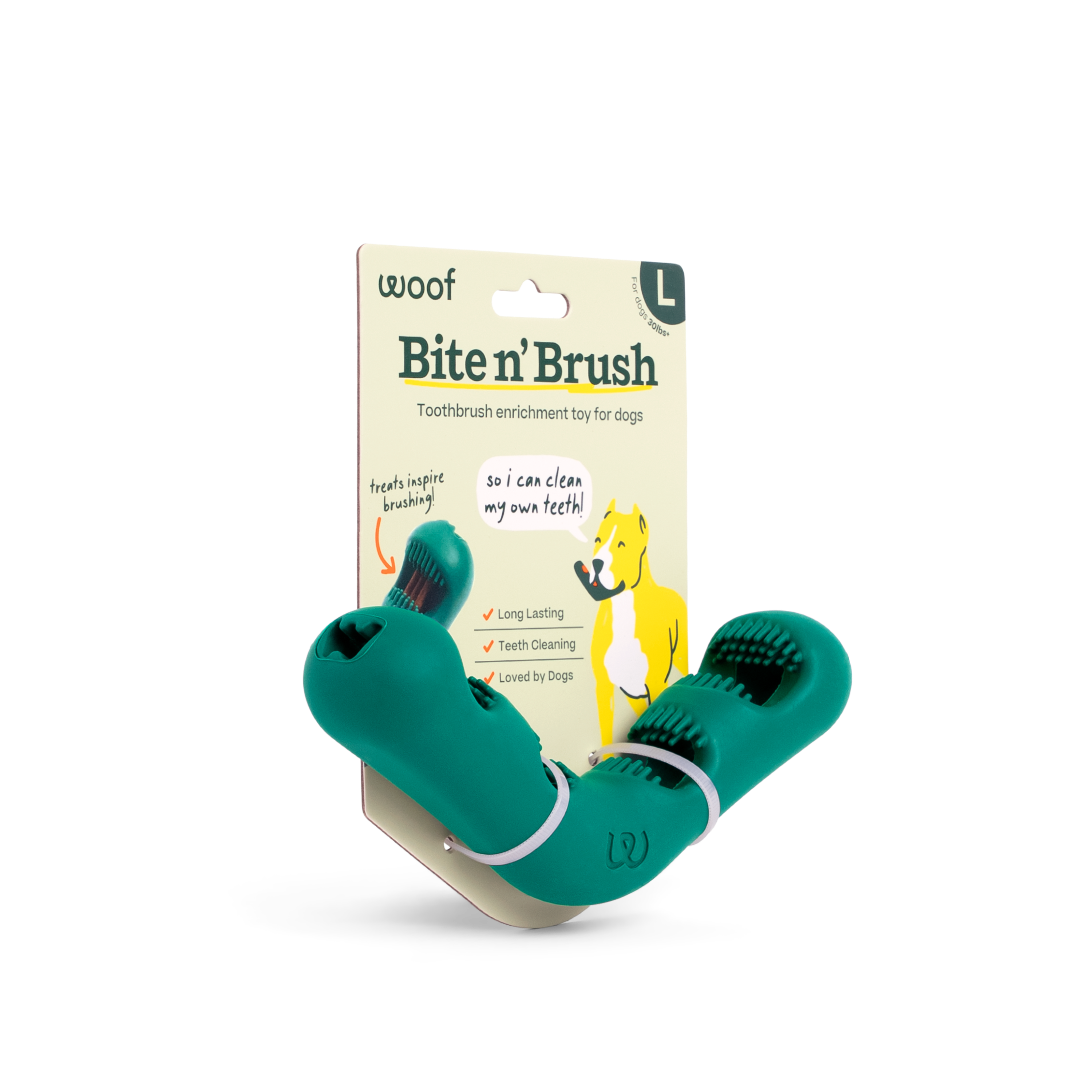 WOOF Bite n' Brush Large