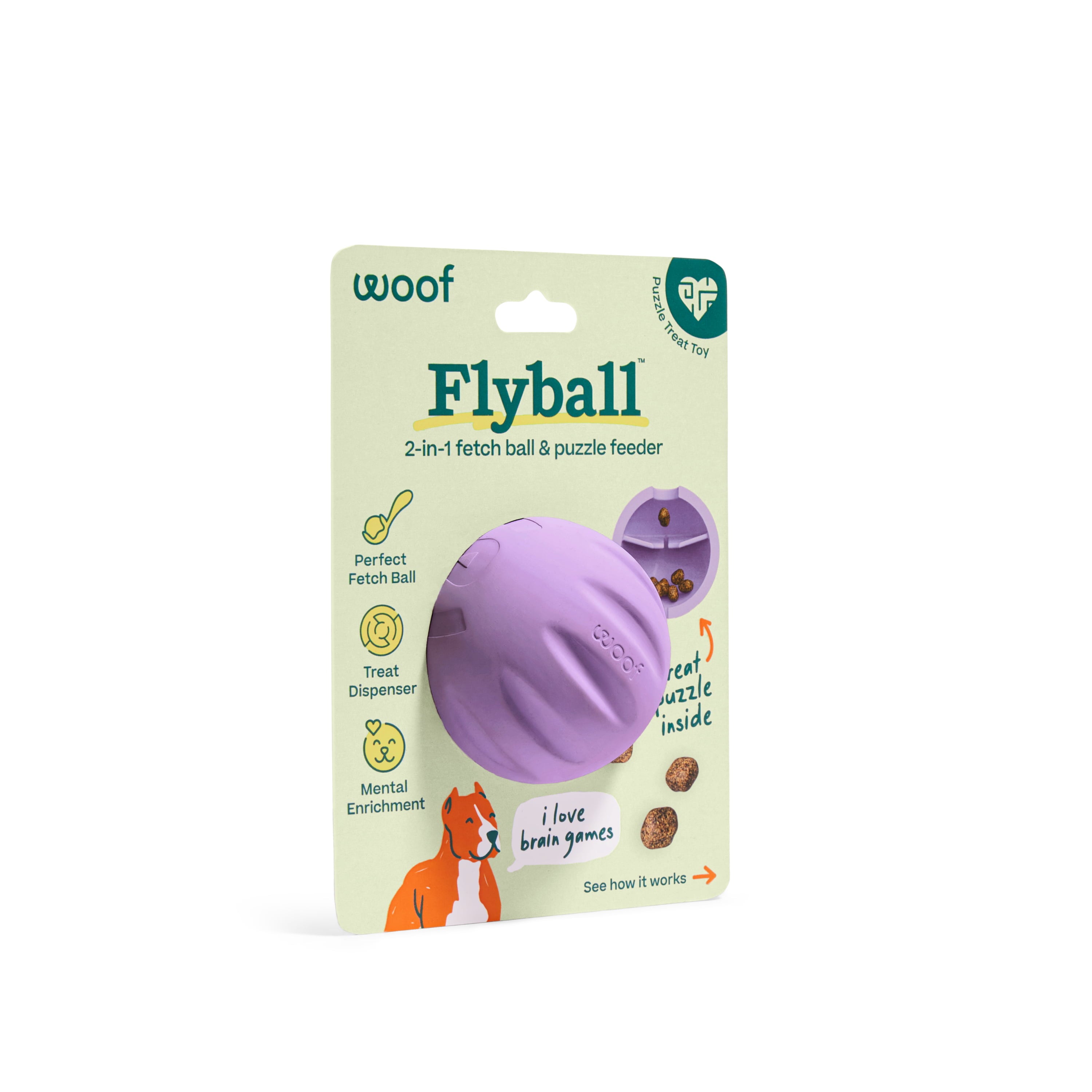 WOOF FlyBall Single Lavender