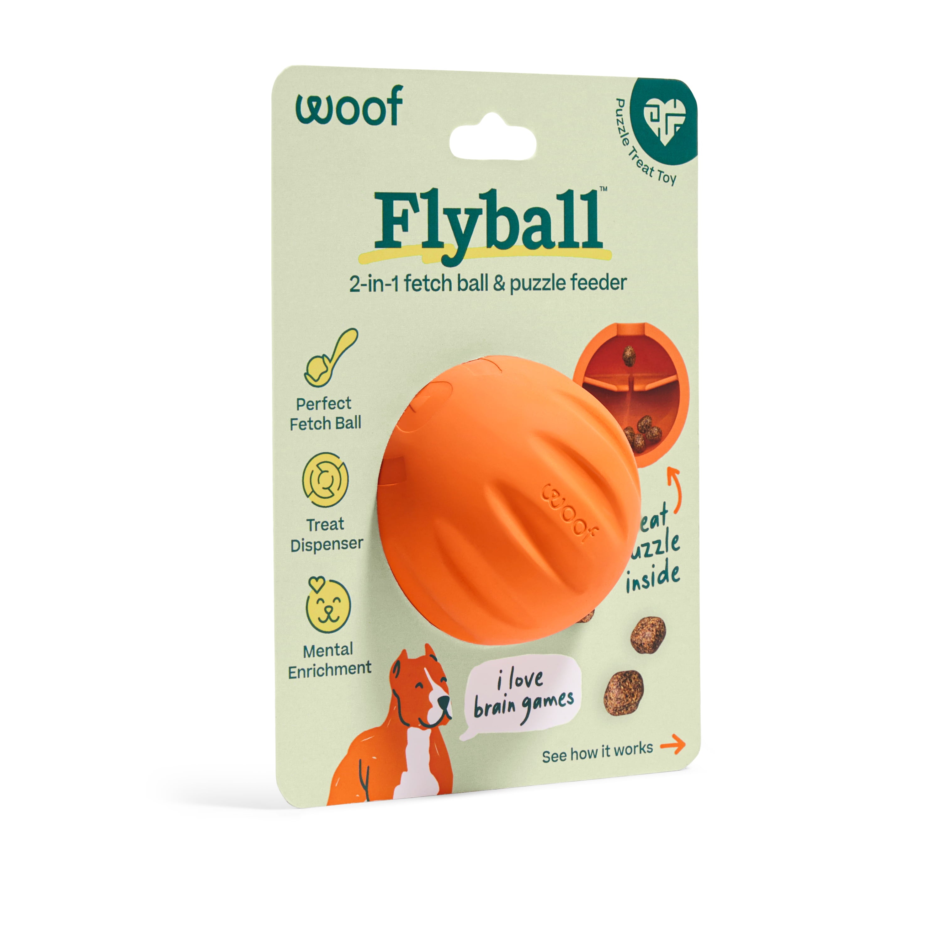 WOOF FlyBall Single Orange