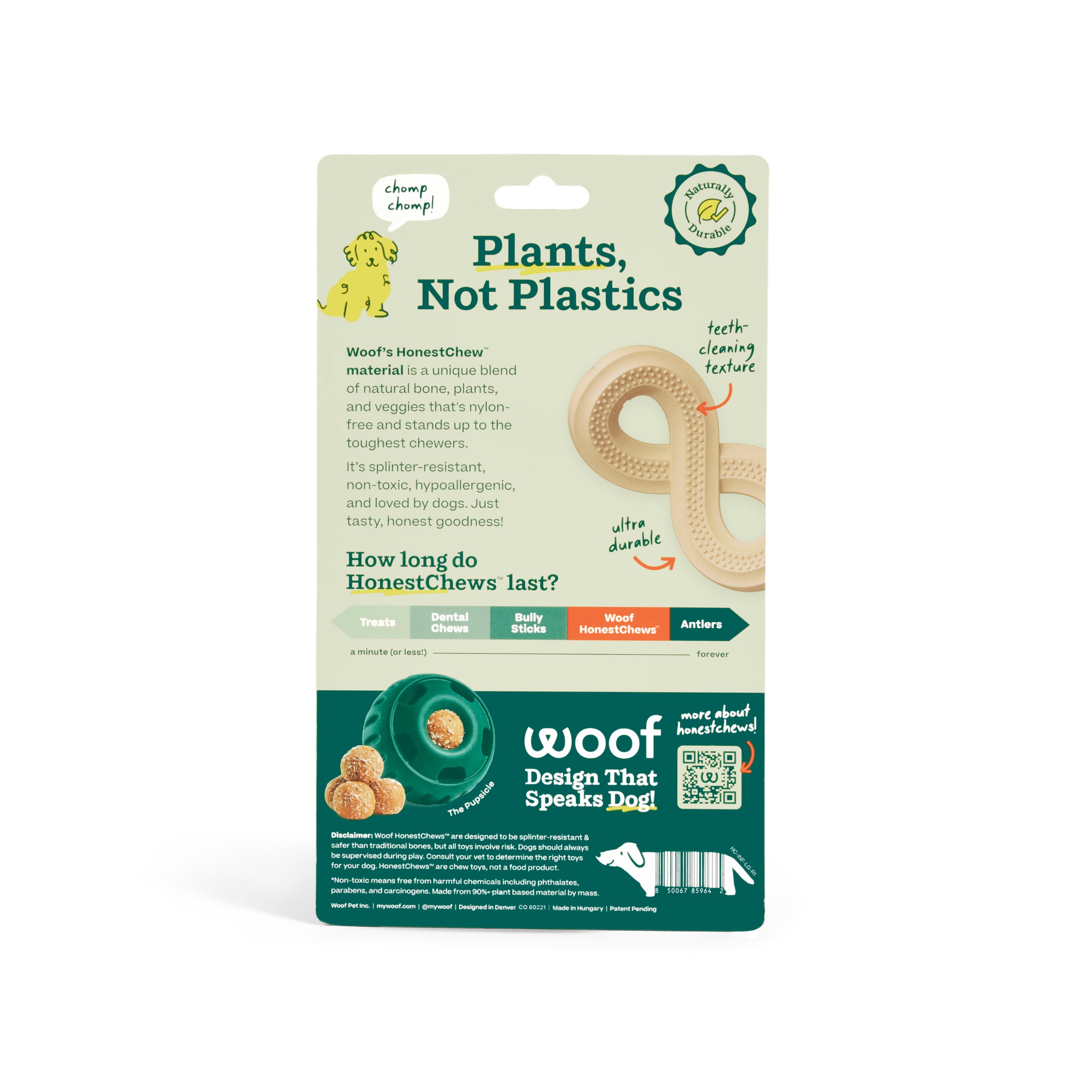 WOOF HonestChew Infinity Bone Large