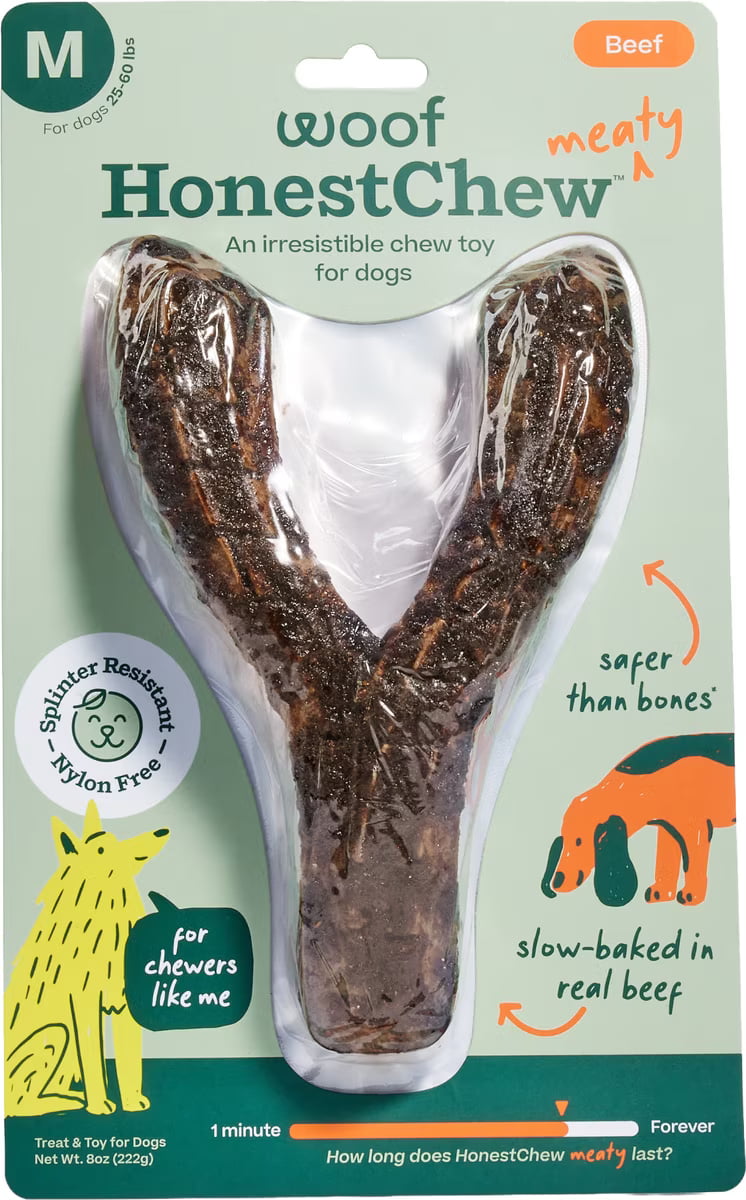 WOOF HonestChew Meaty YGnawt - Medium