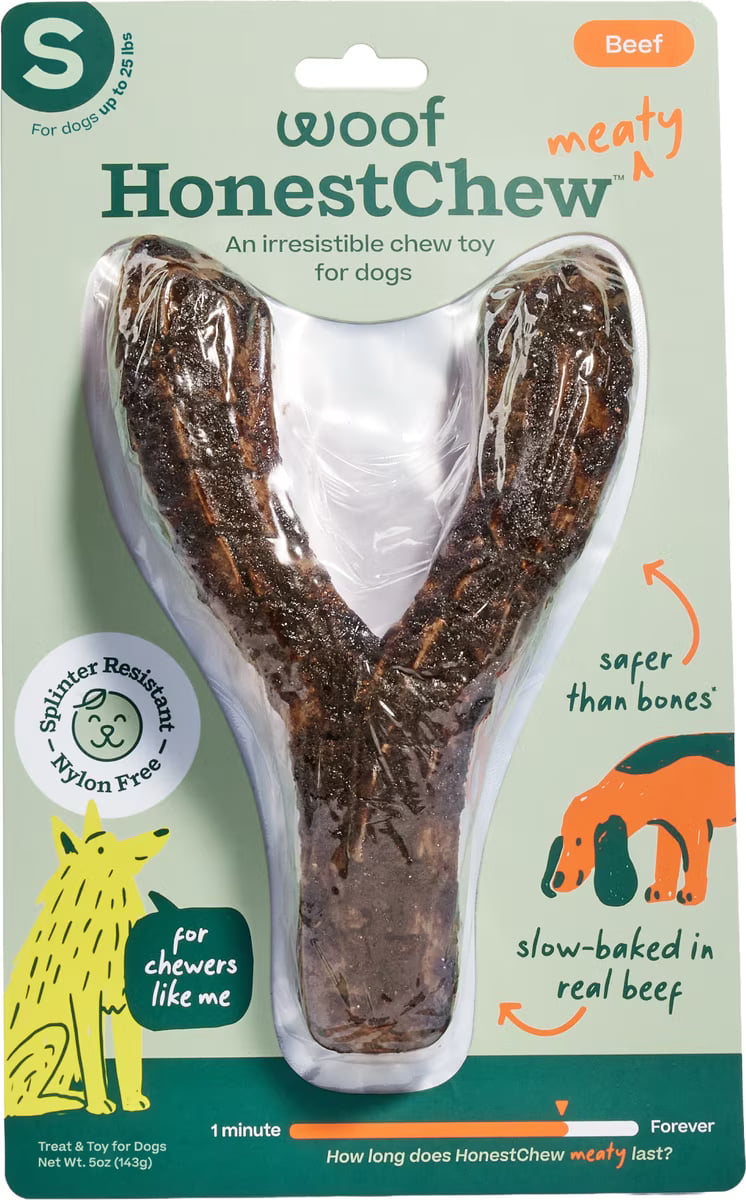 WOOF HonestChew Meaty YGnawt - Small
