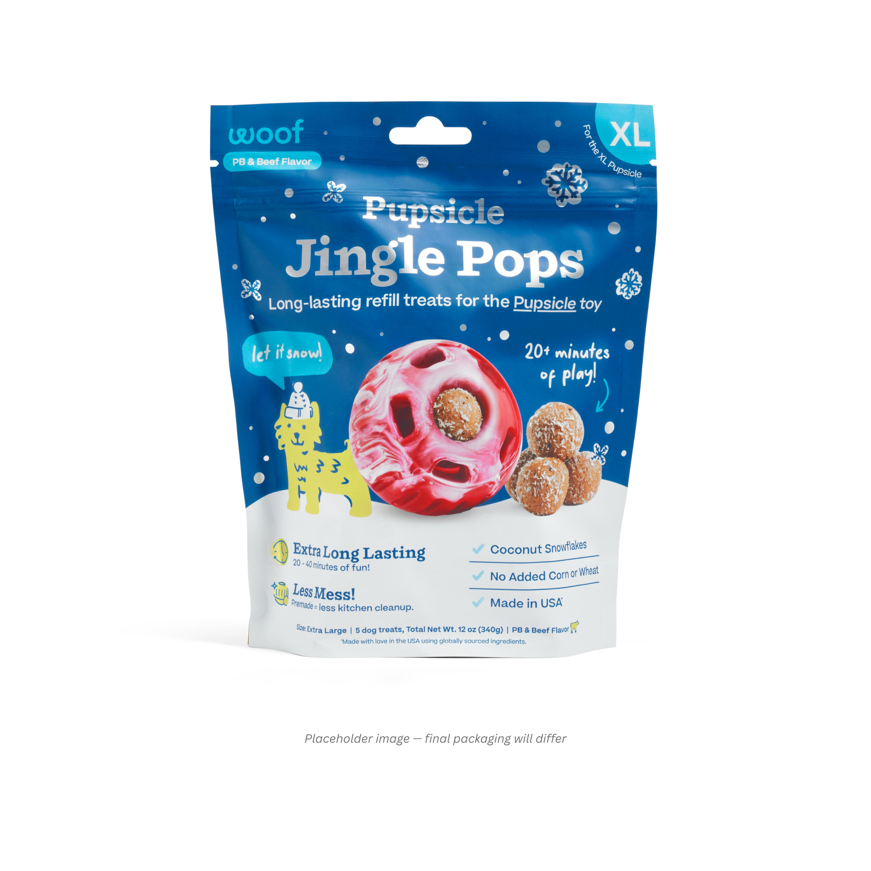 WOOF Holiday Jolly Pops XL