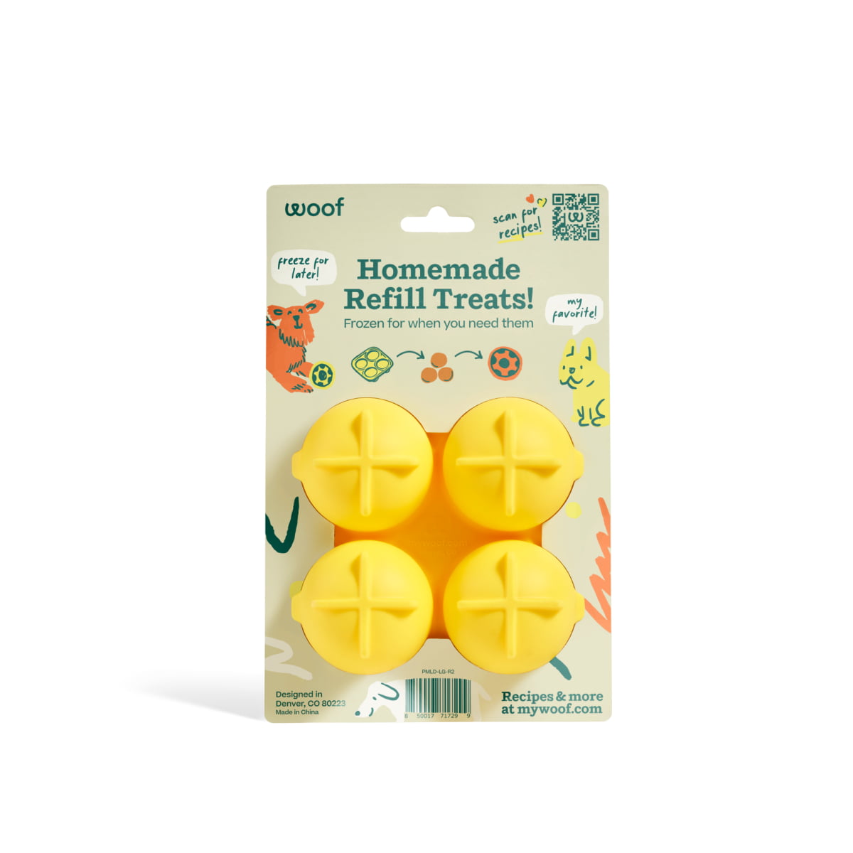 WOOF Pupsicle Treat Tray Large