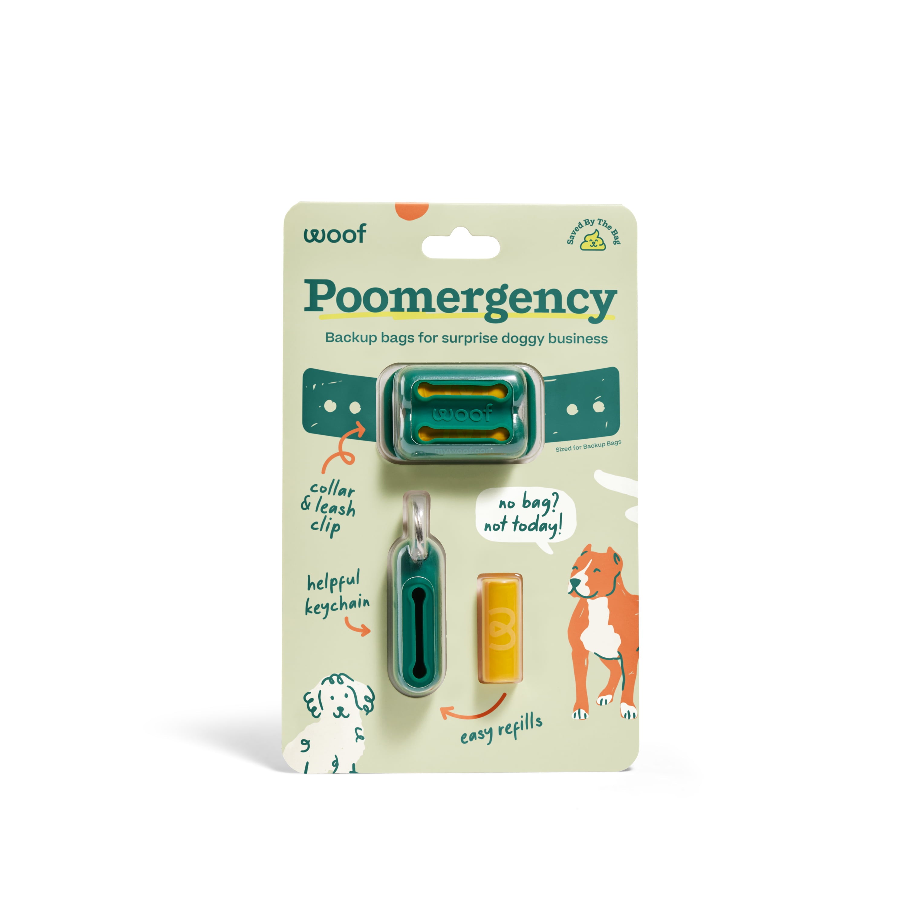 WOOF Poomergency Green