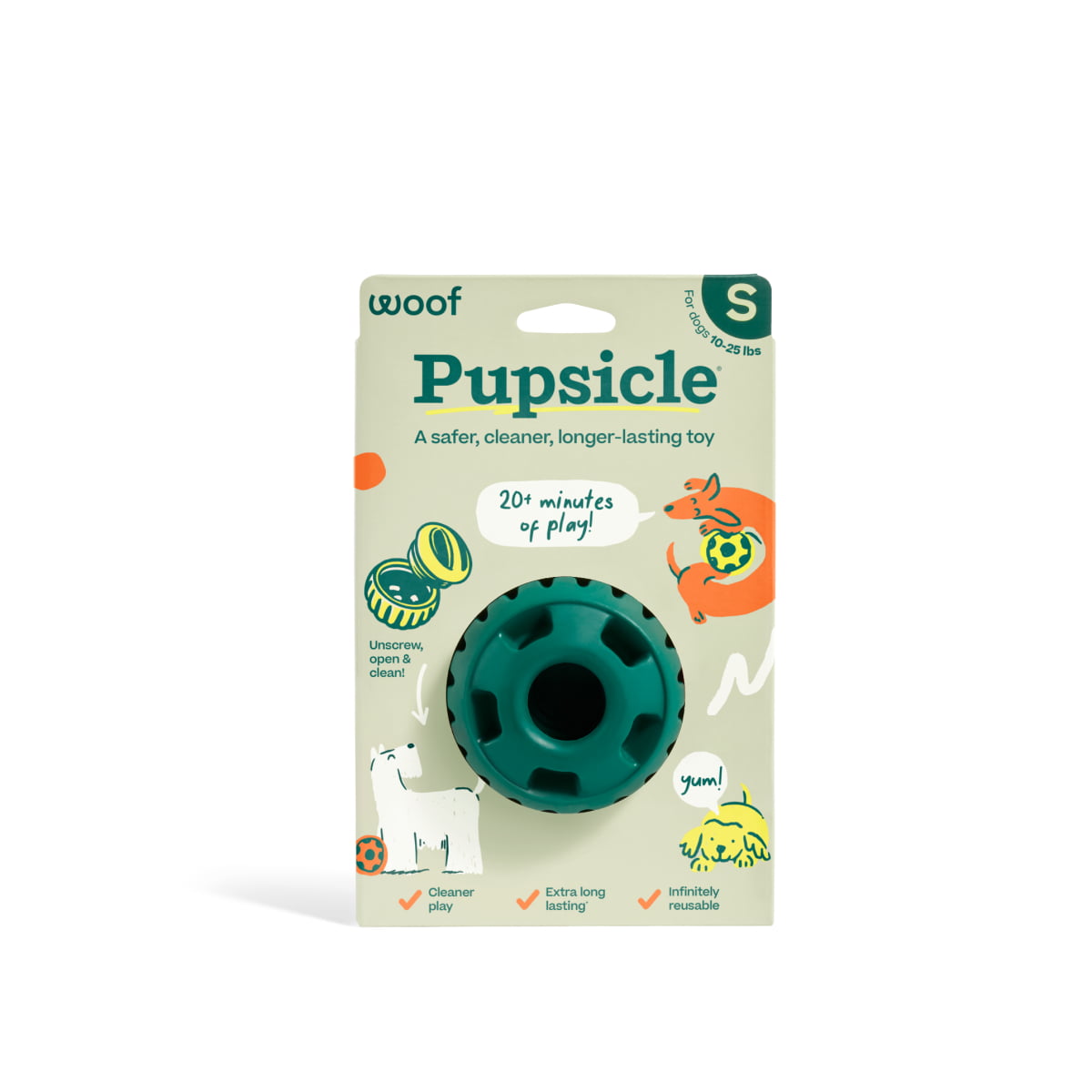 WOOF Pupsicle Green Small