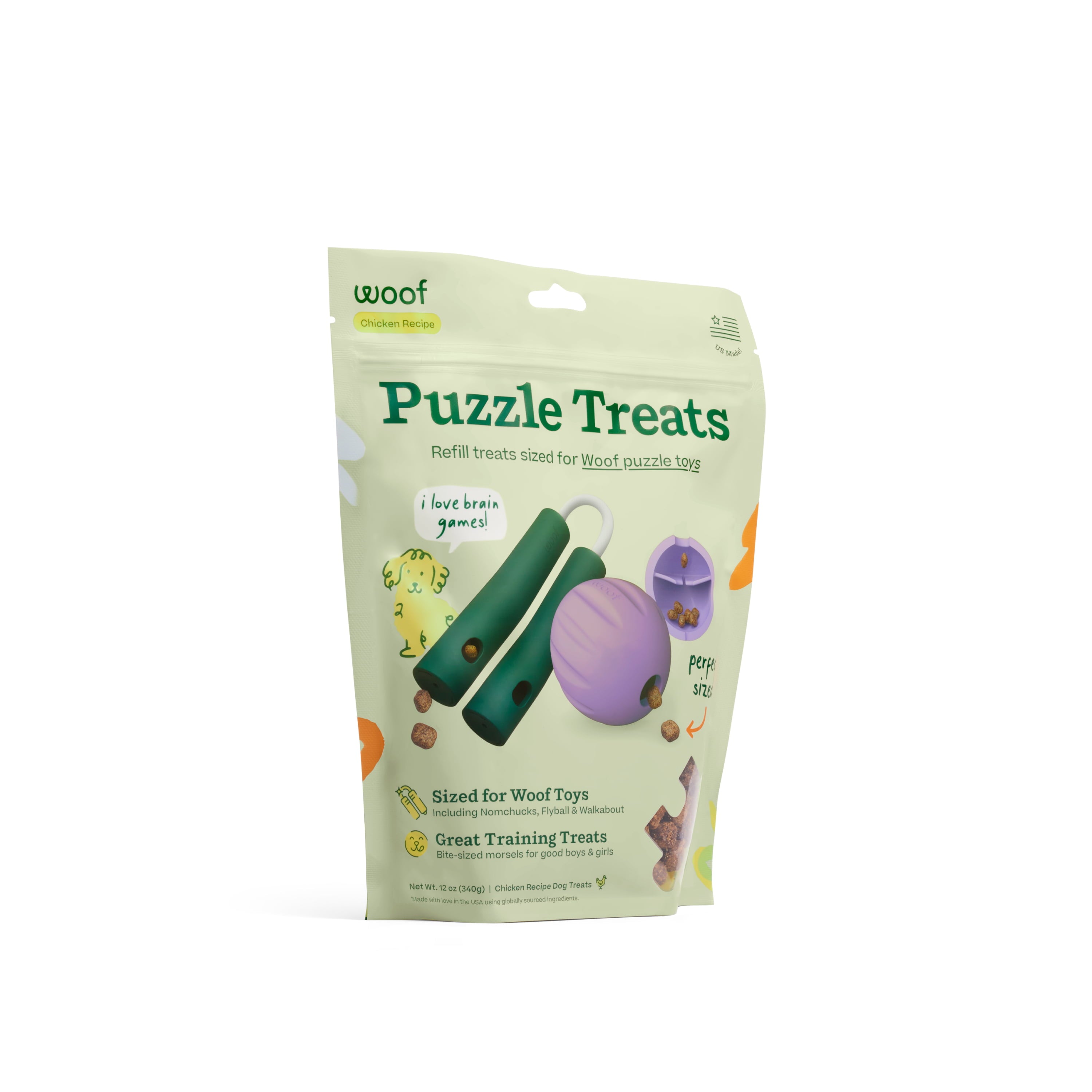 WOOF Puzzle Treats 12oz