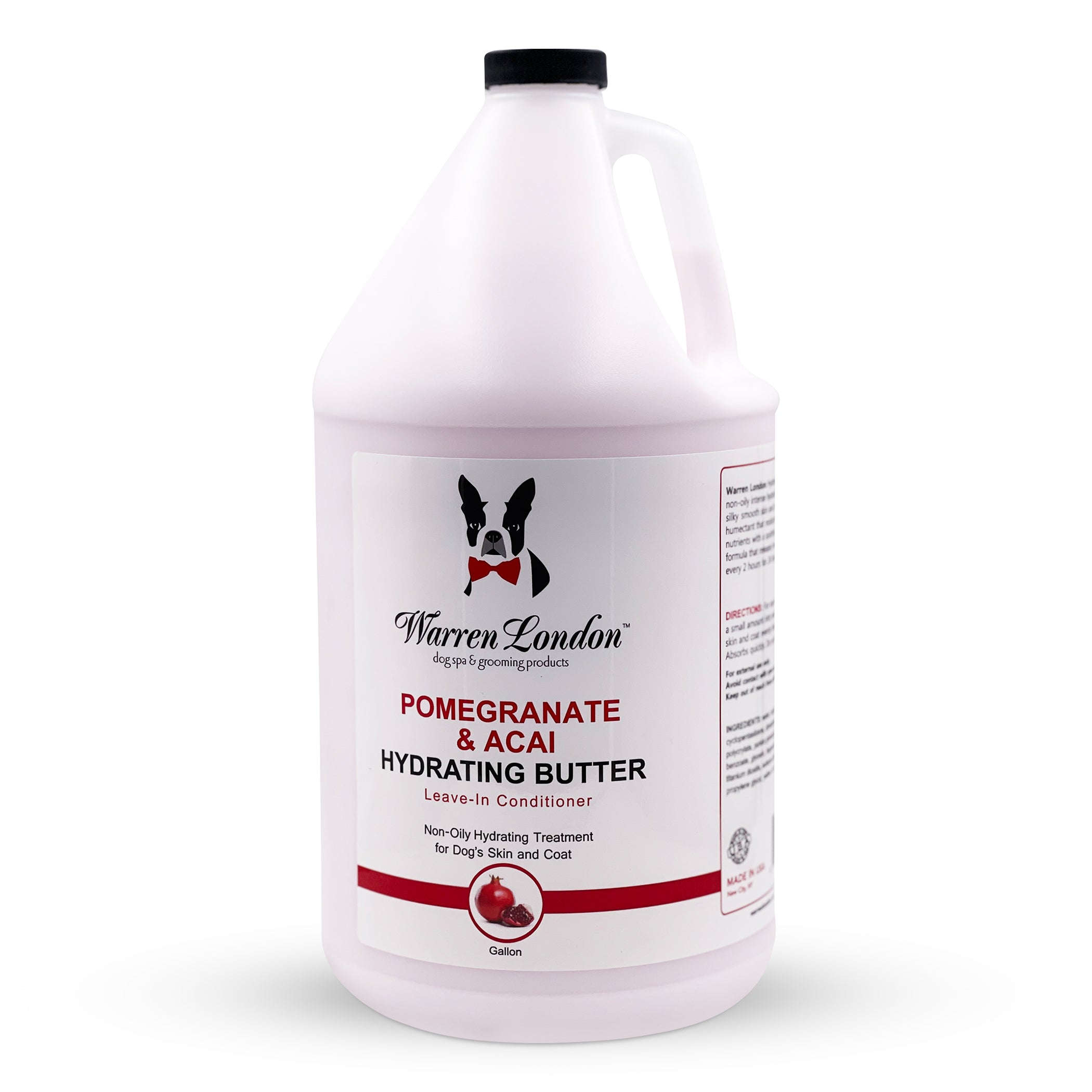 Warren London Hydrating Butter Leave-In Conditioner Pomegranate & Acai , 1 Gallon