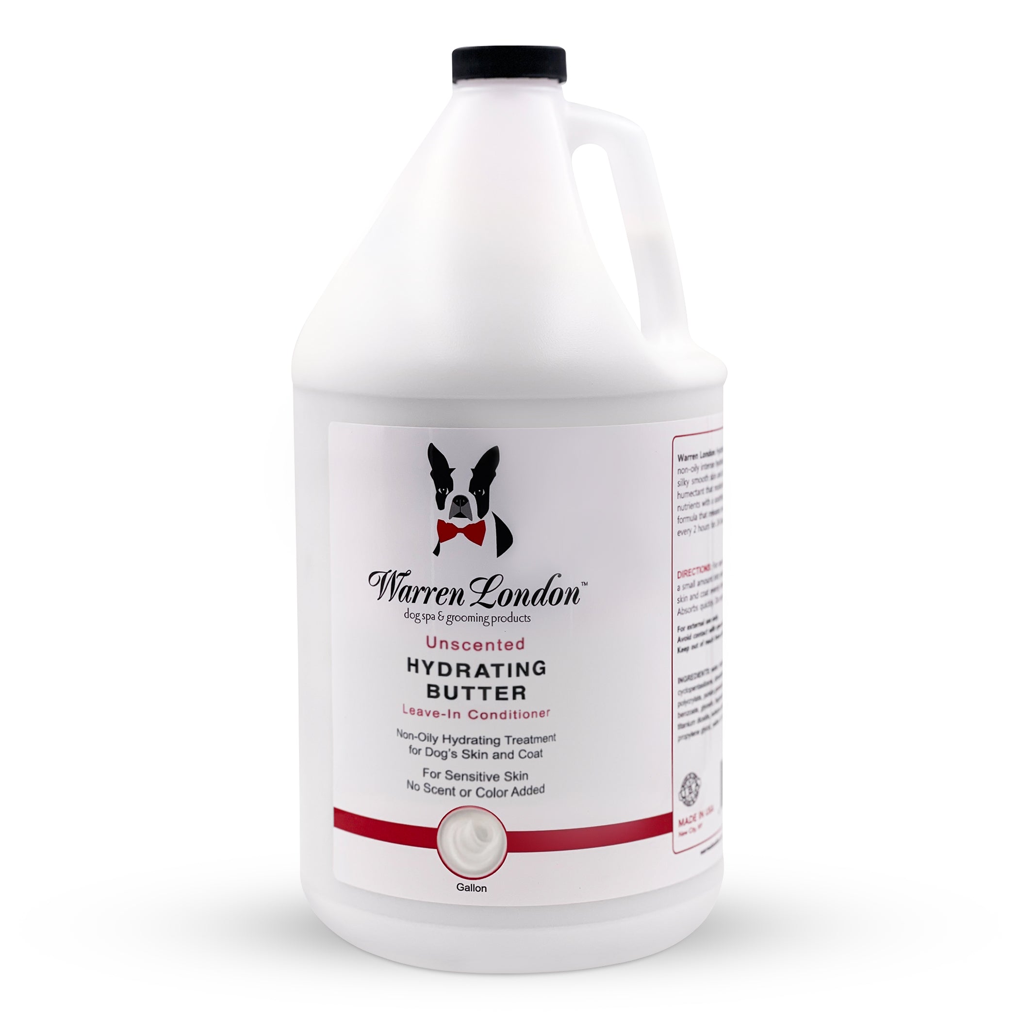 Warren London Hydrating Butter Leave-In Conditioner Unscented, 1 Gallon