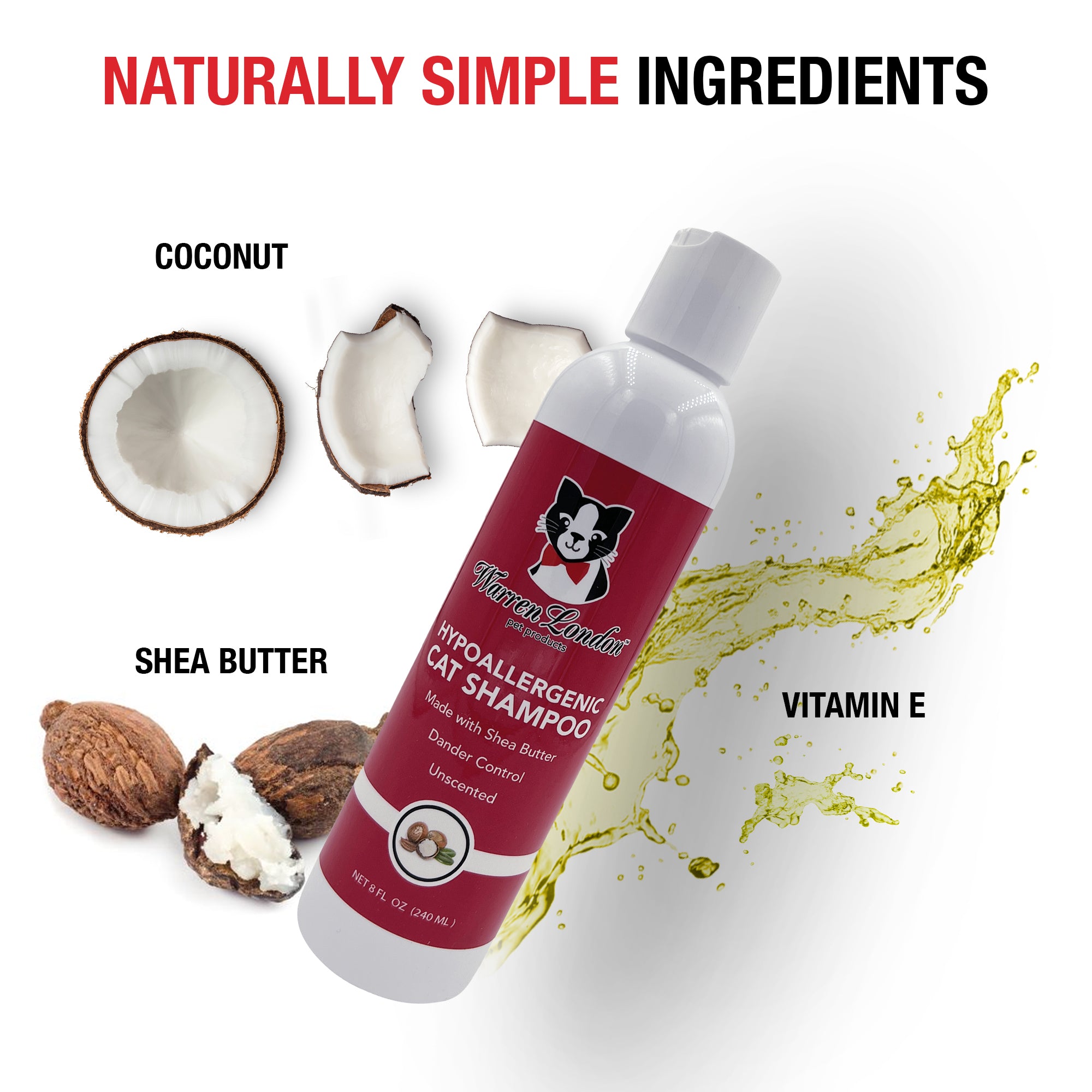 Warren London Cat Shampoo - Unscented - 8oz