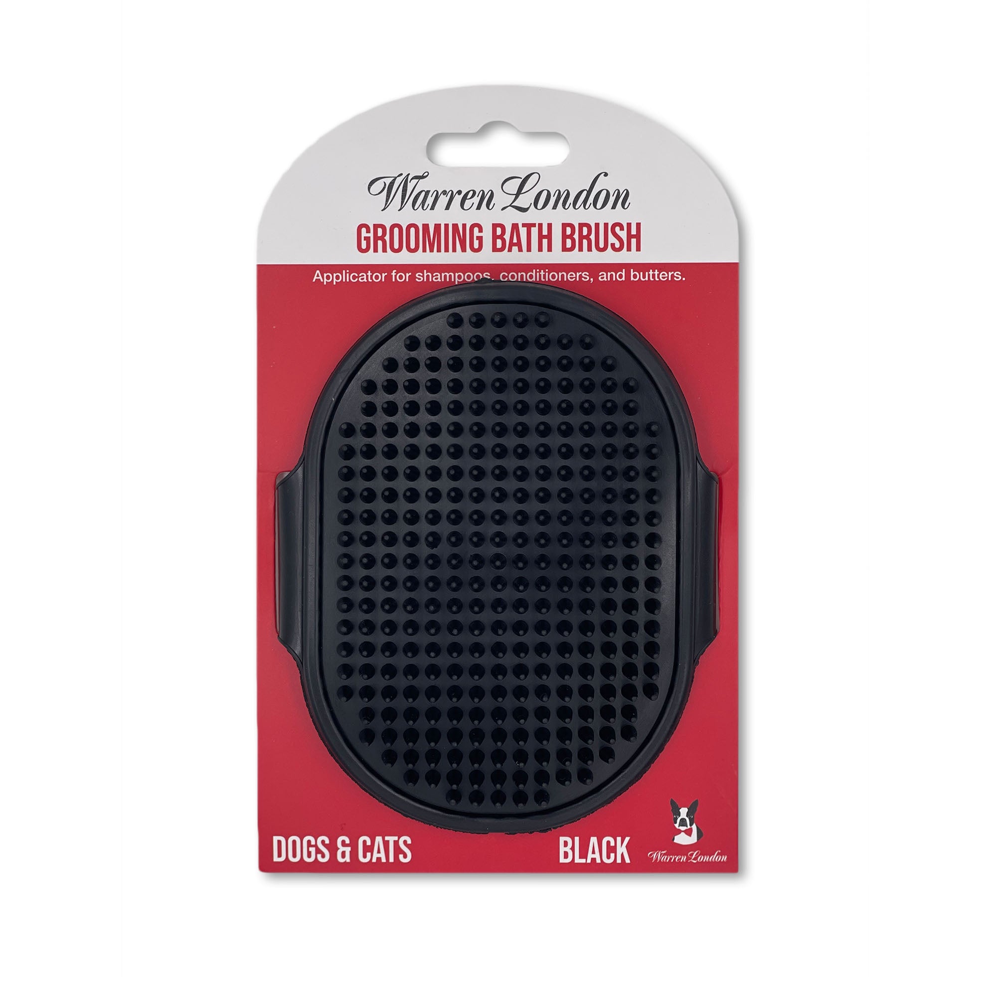 Warren London Bath Brush, Black