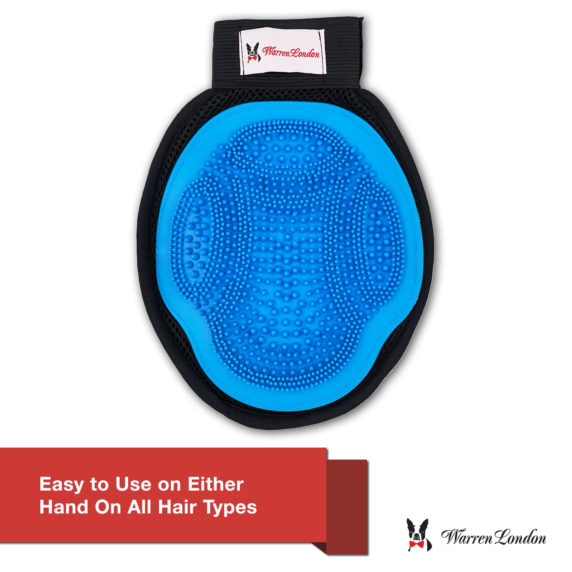 Warren London 2-in-1 Grooming Glove, Double Sided