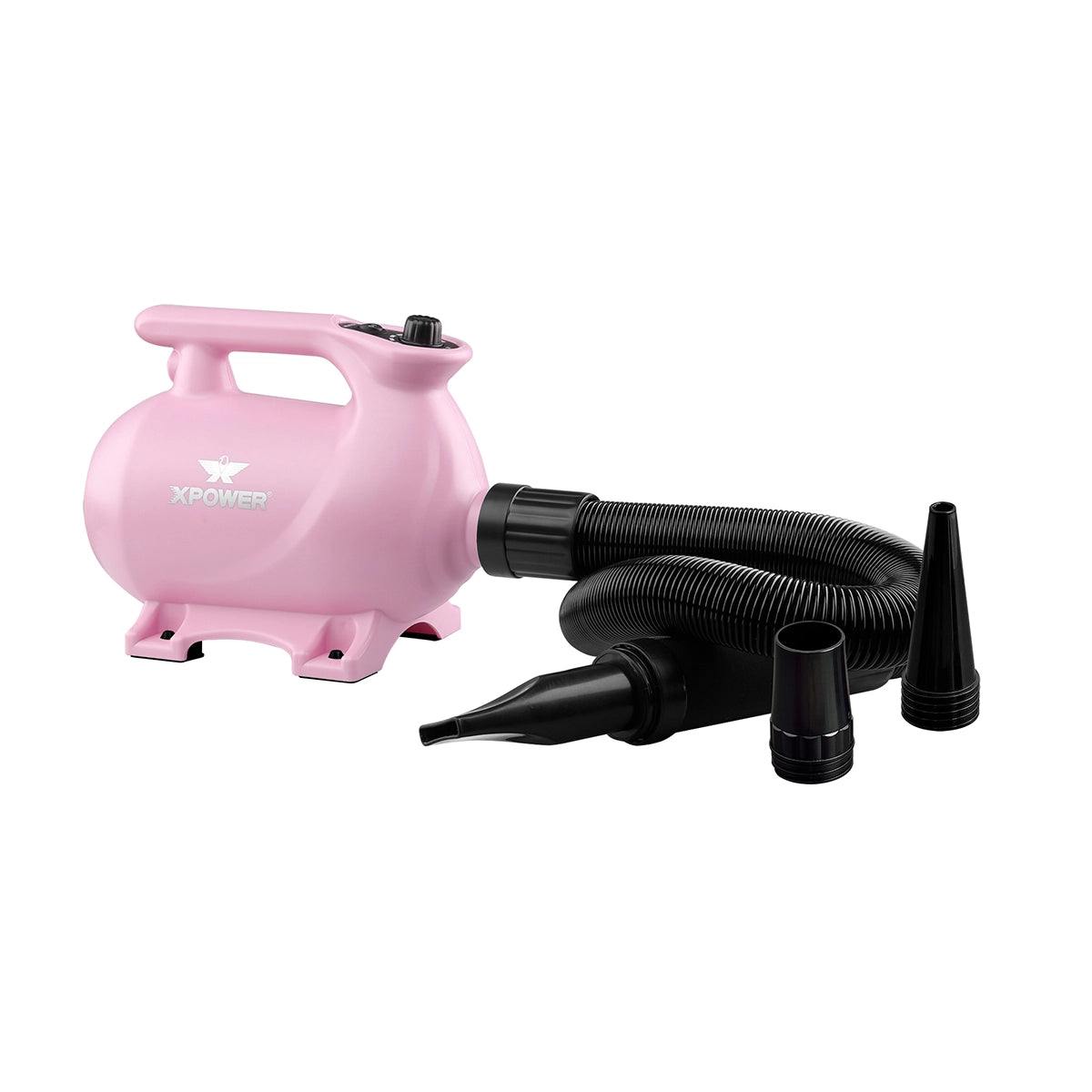 XPOWER B-123 High Velocity Variable Speed Pet Dryer with 2-Stage Heat Settings - Pastel Pink