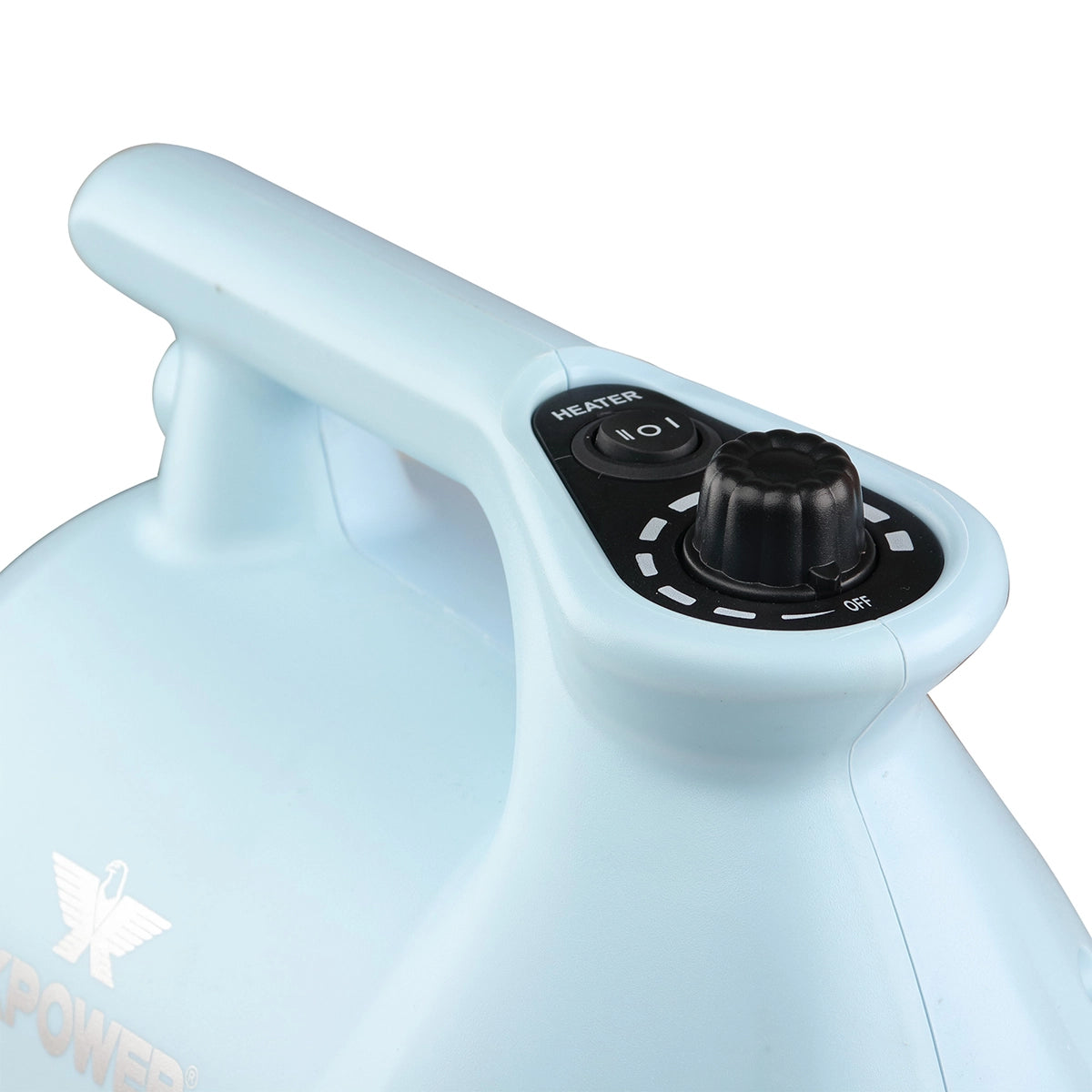XPOWER B-123 High Velocity Variable Speed Dryer with 2-Stage Heat Settings - Sky Blue
