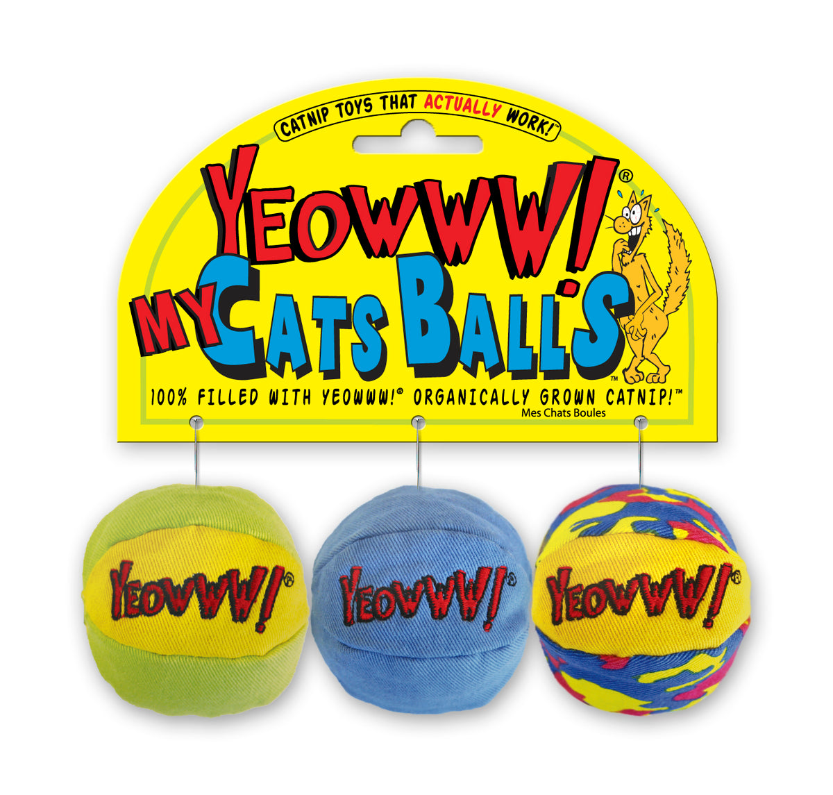 Yeowww! My Cats Balls 3-Pack