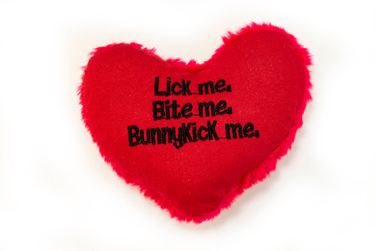 Yeowww! Hearrrt Attack - "Lick me. Bite me. Bunnykick me."