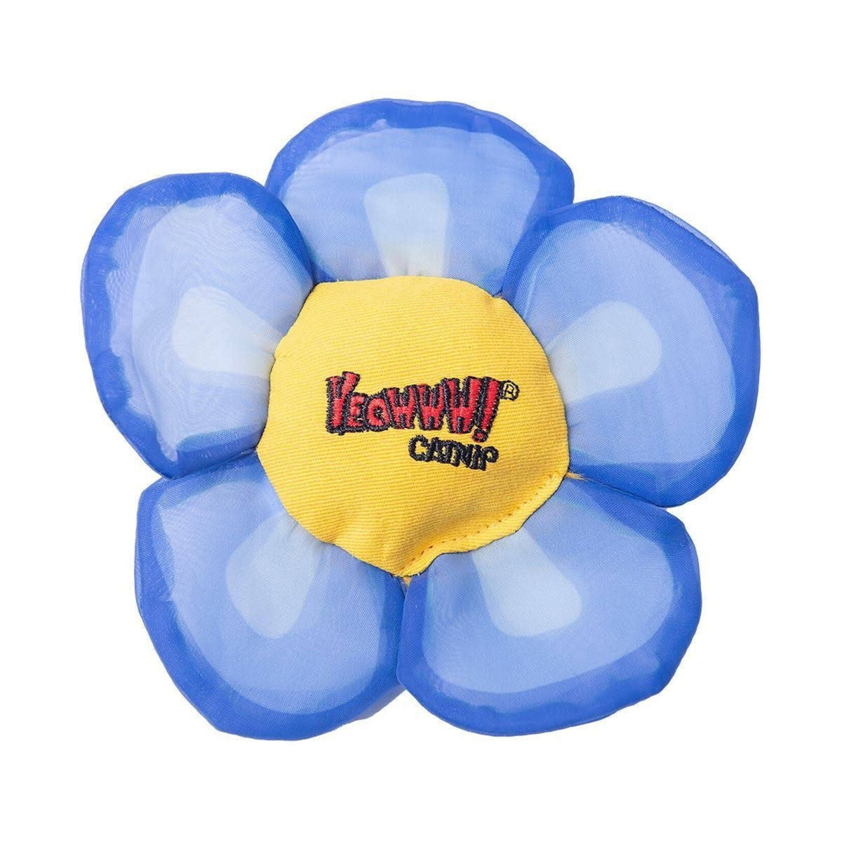 Yeowww! Catnip Daisy's Flower Tops Cat Toy Blue