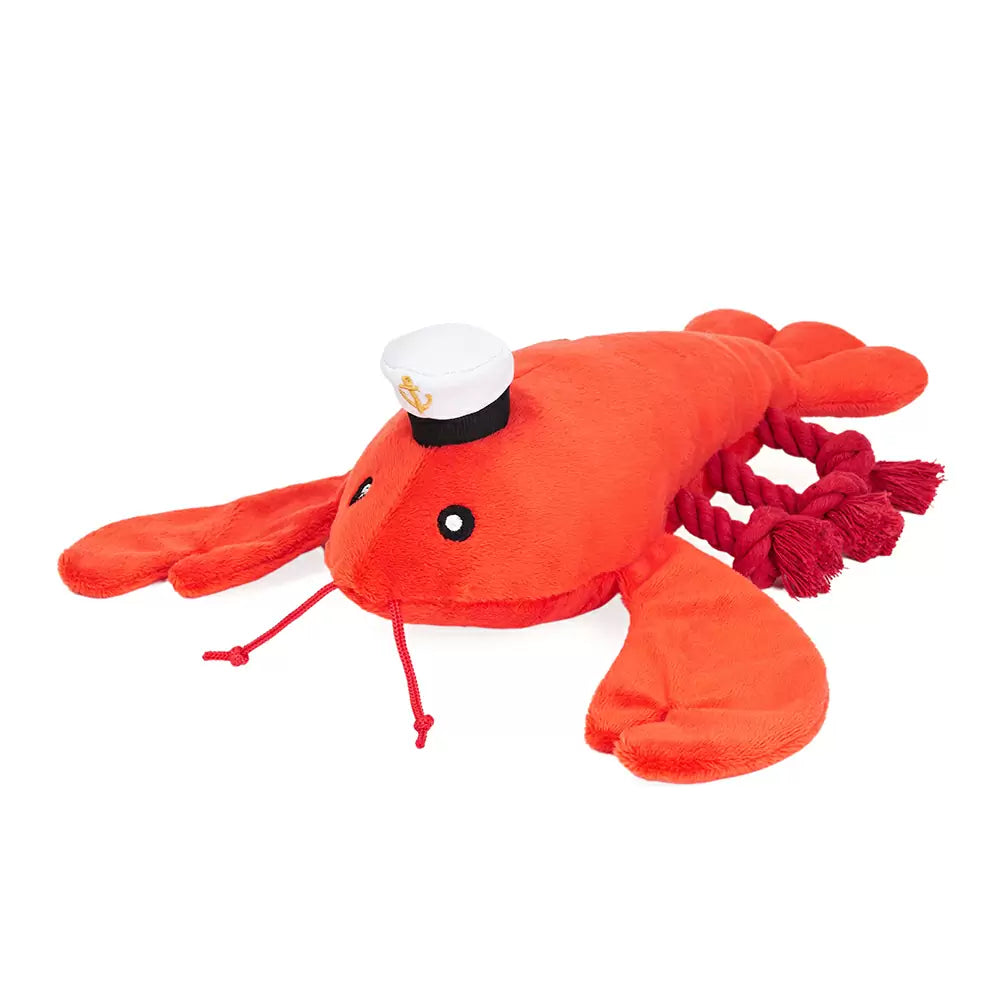 ZippyPaws Luca the Lobster Plush Dog Toy