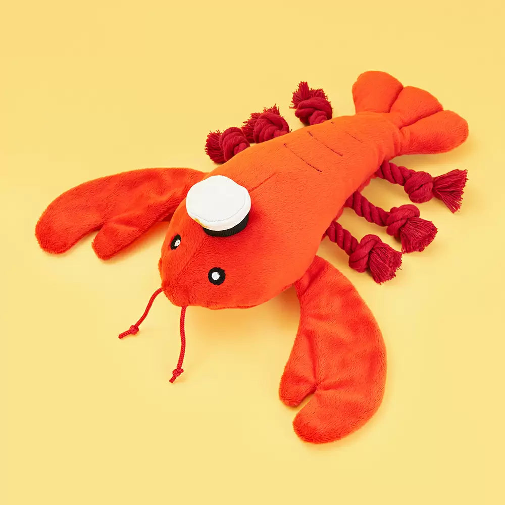 ZippyPaws Luca the Lobster Plush Dog Toy