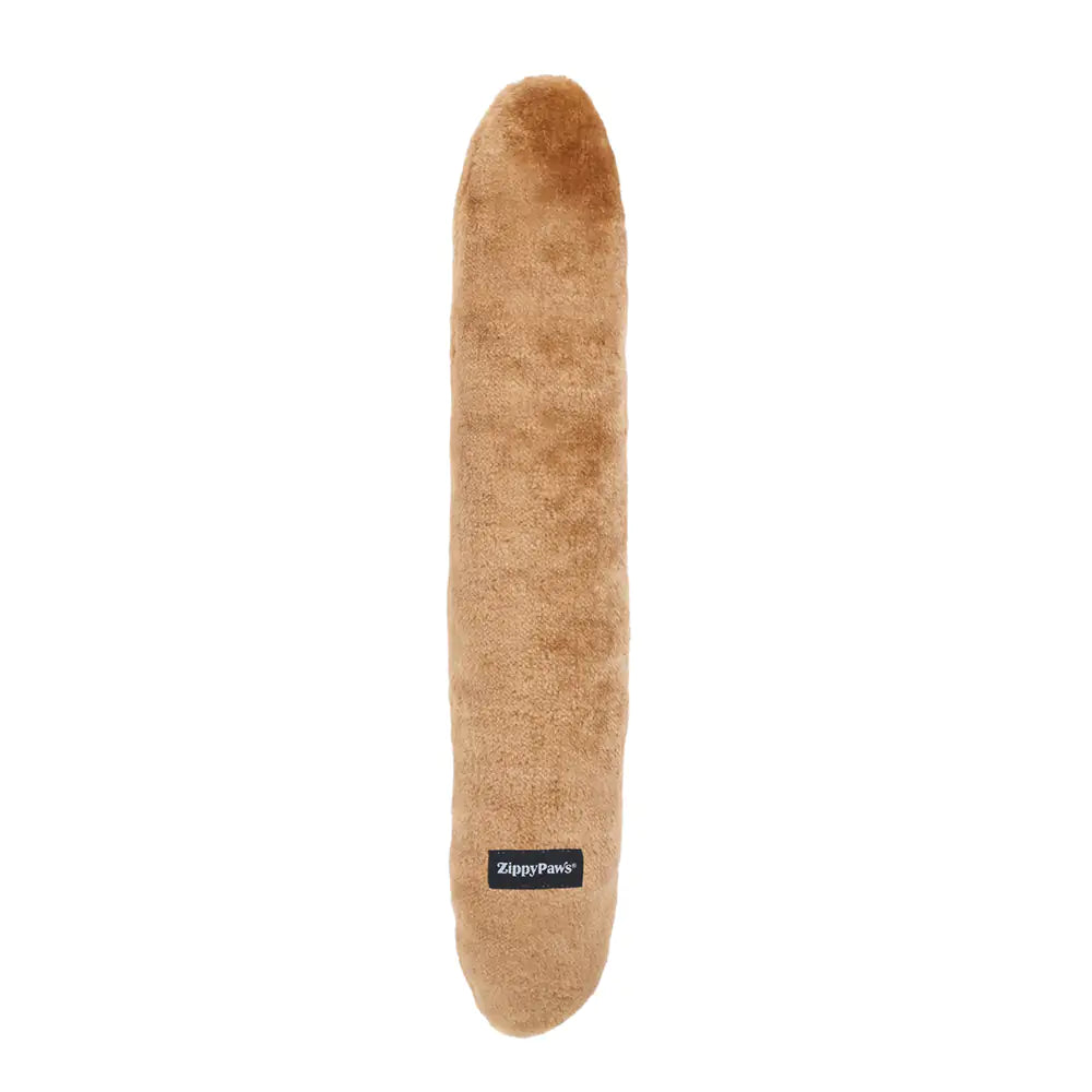 ZippyPaws Jigglerz Baguette Plush Dog Toy