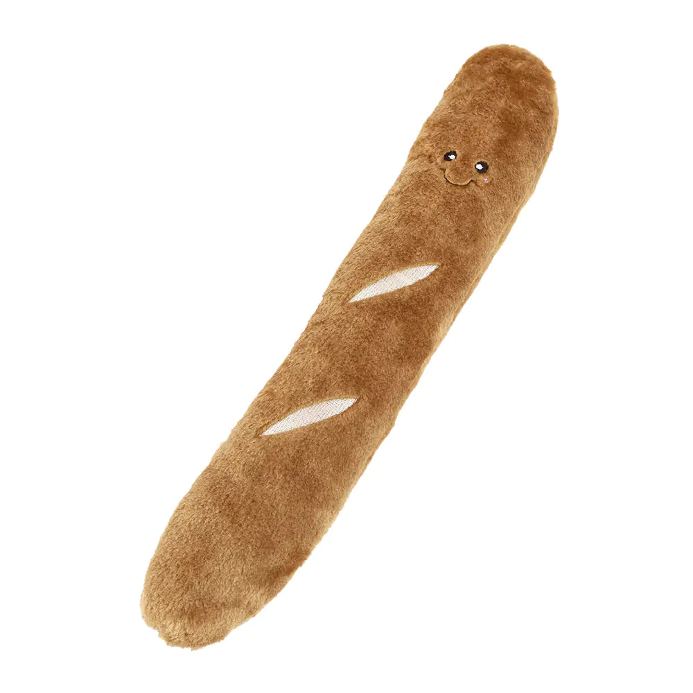 ZippyPaws Jigglerz Baguette Plush Dog Toy