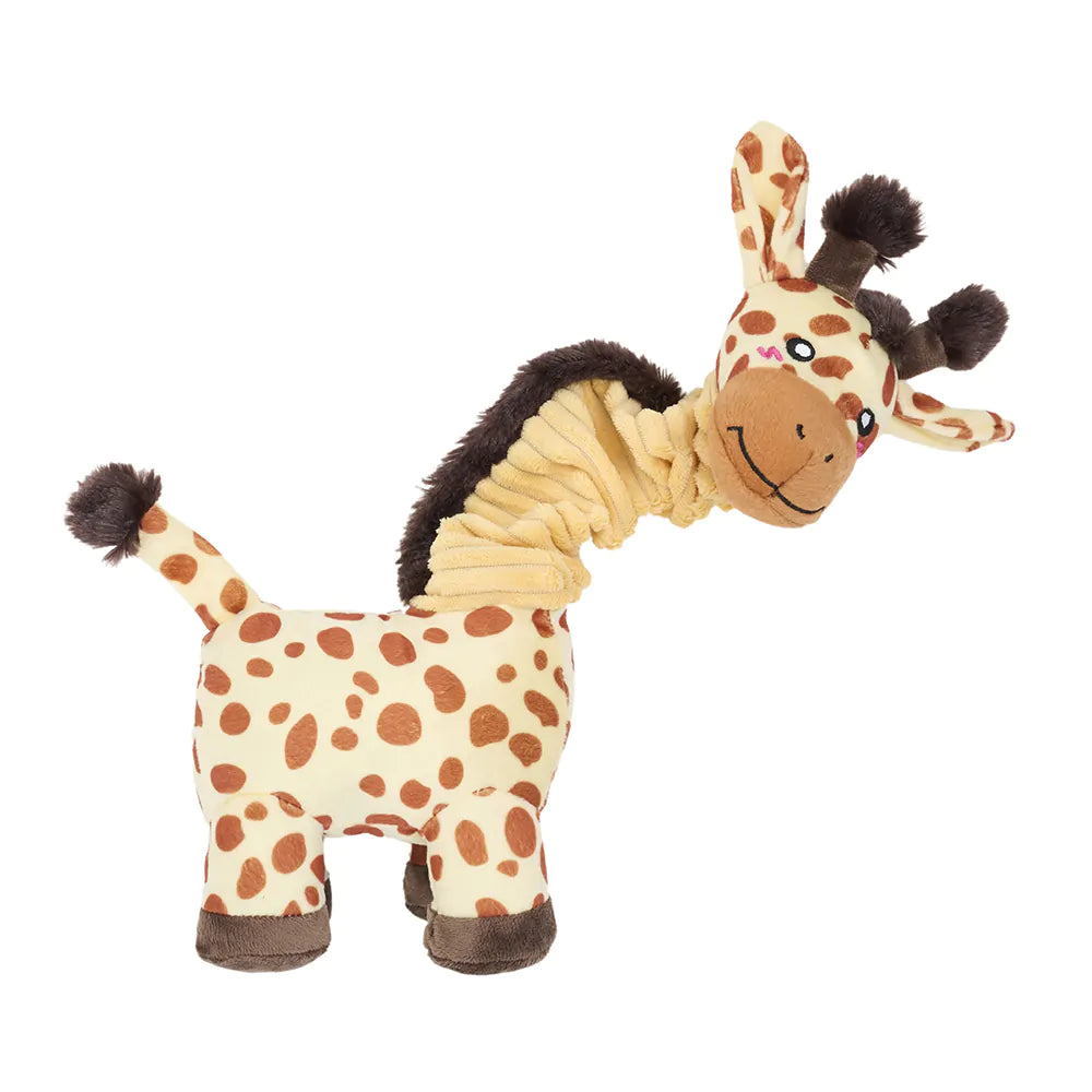 ZippyPaws Bungee Buddiez Giraffe Dog Rope Toy