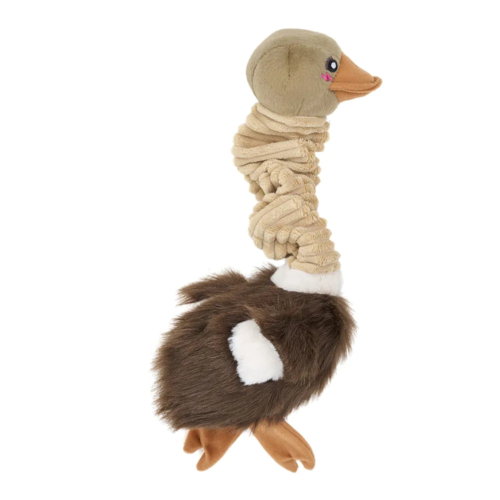 ZippyPaws Bungee Buddiez Ostrich Dog Rope Toy