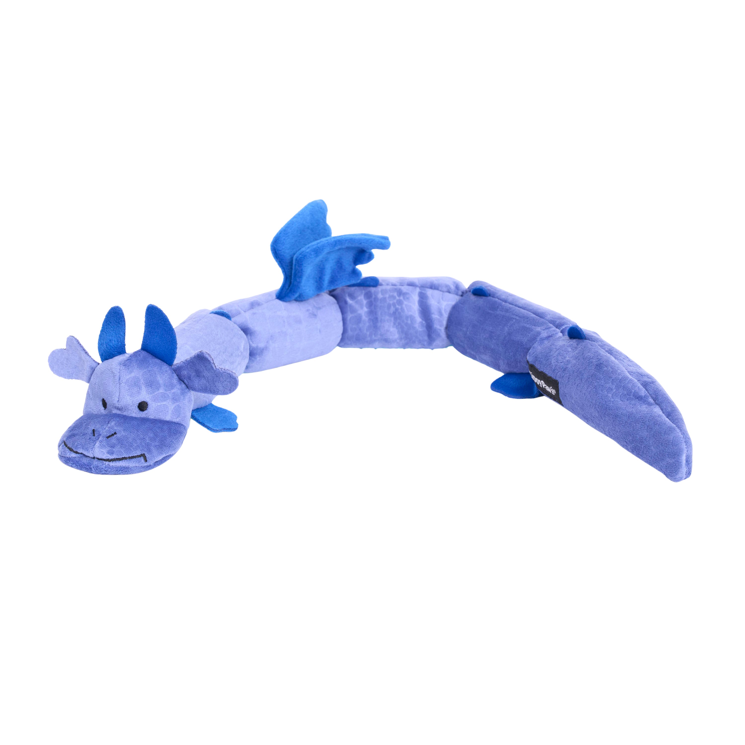 ZippyPaws Zippy Dragonz Blue Plush Dog Toy
