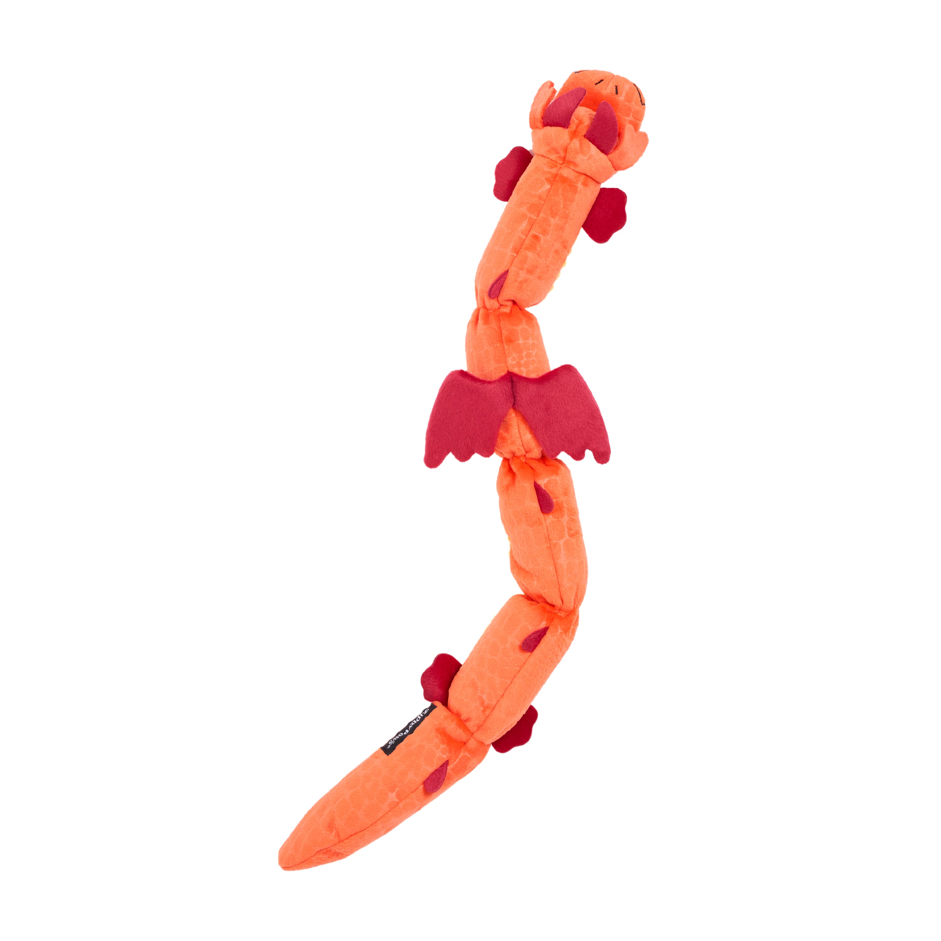 ZippyPaws Zippy Dragonz Red Plush Dog Toy