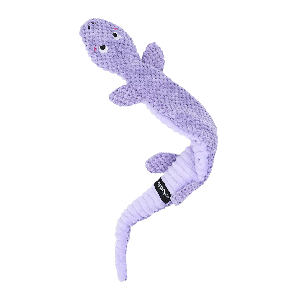 ZippyPaws Rope Reptilez Purple Lizard Dog Rope Toy
