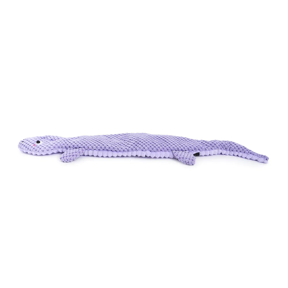 ZippyPaws Rope Reptilez Purple Lizard Dog Rope Toy