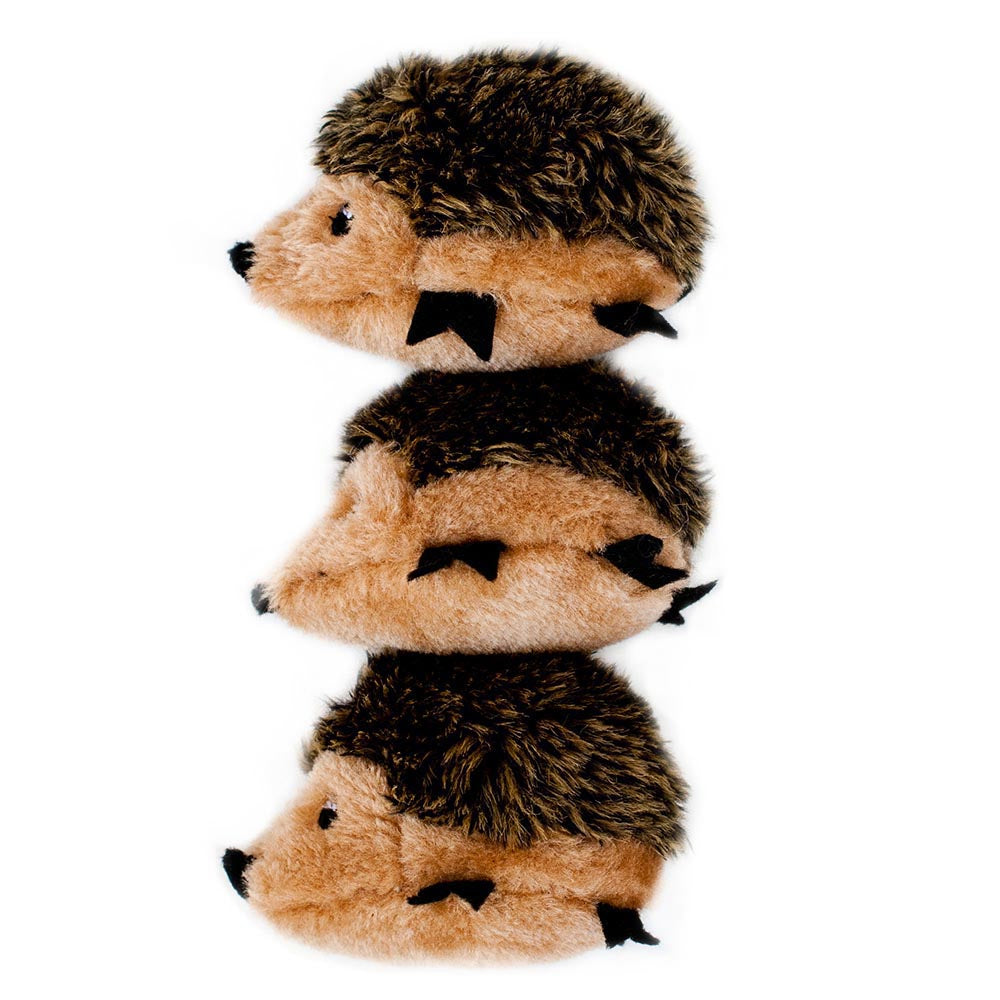 ZippyPaws  Miniz 3 Pack Hedgehogs