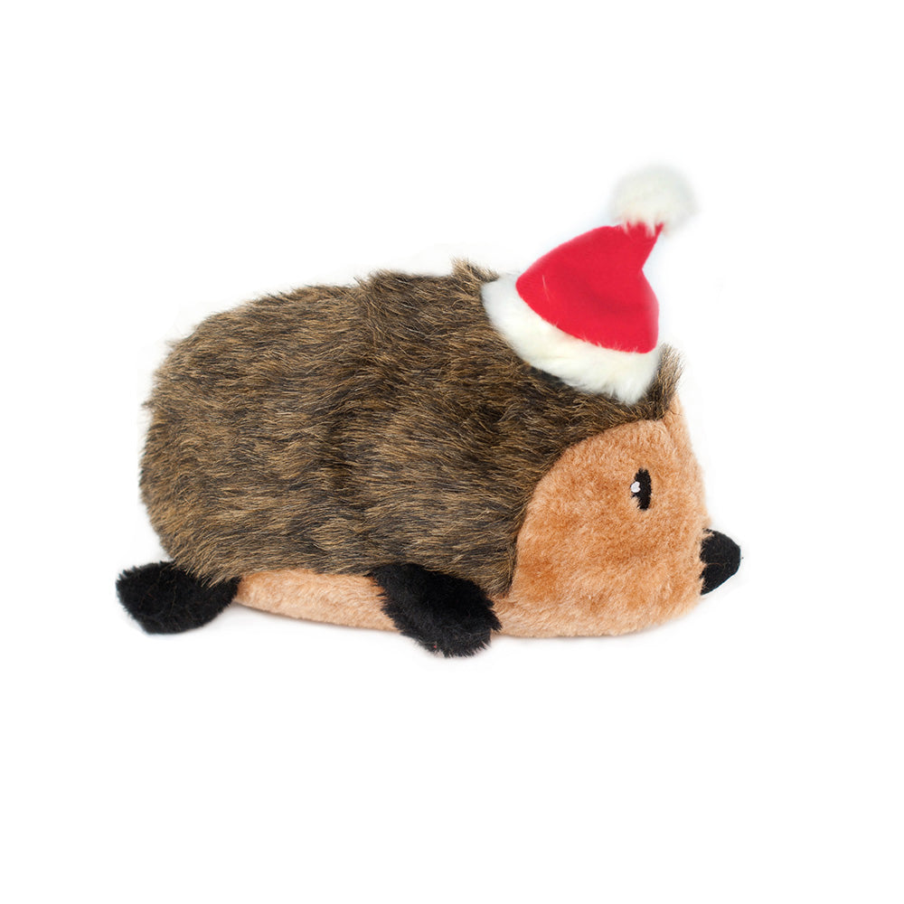 ZippyPaws Holiday Hedgehog Plush Dog Toy Large