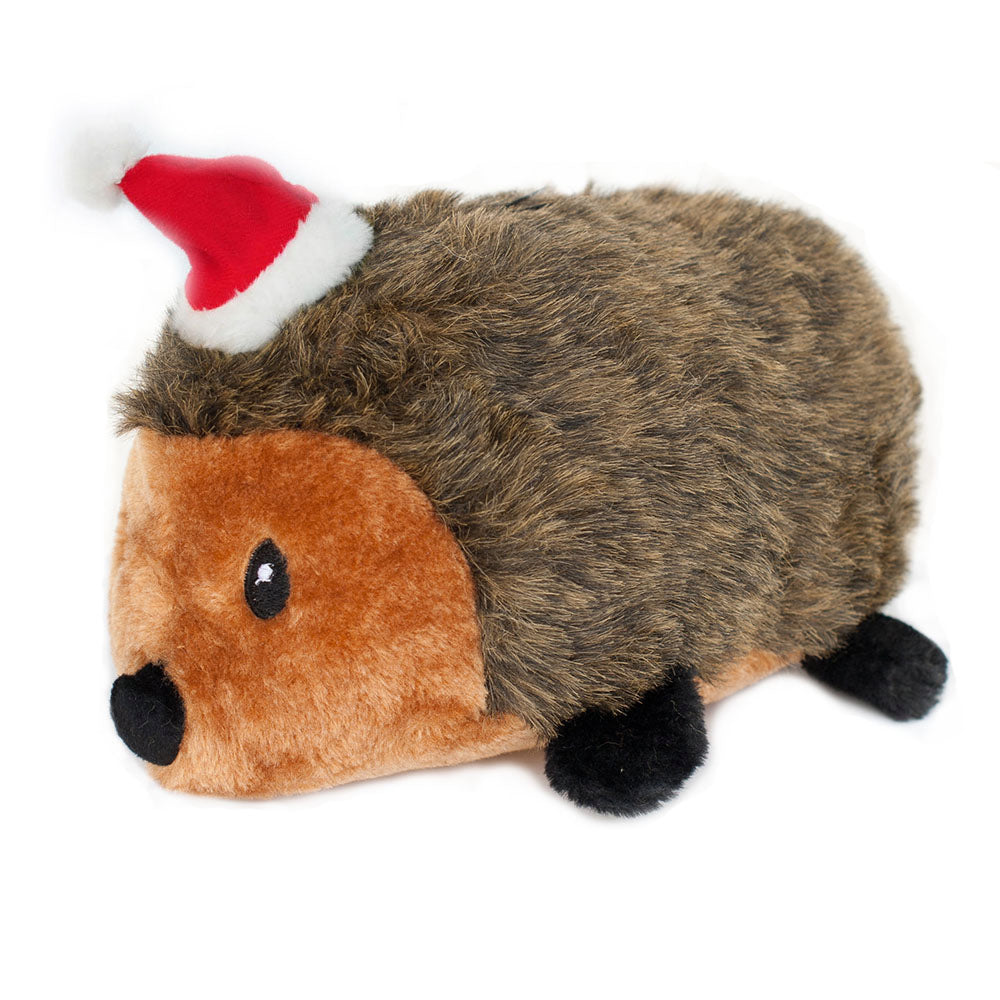 ZippyPaws Holiday Hedgehog Plush Dog Toy XL
