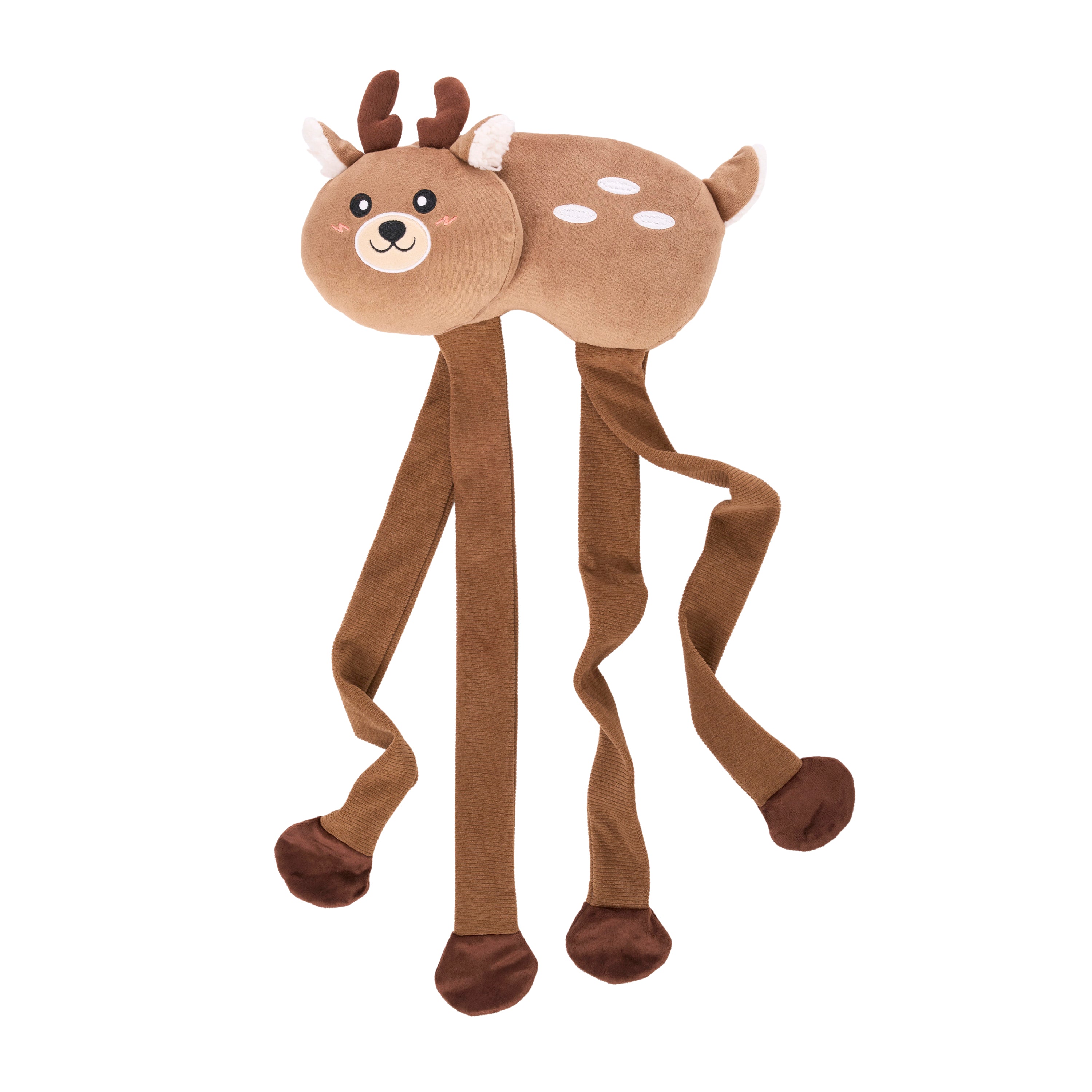 ZippyPaws ZippyPaws ecoZippy Holiday Crinkle Reindeer Plush Dog Toy