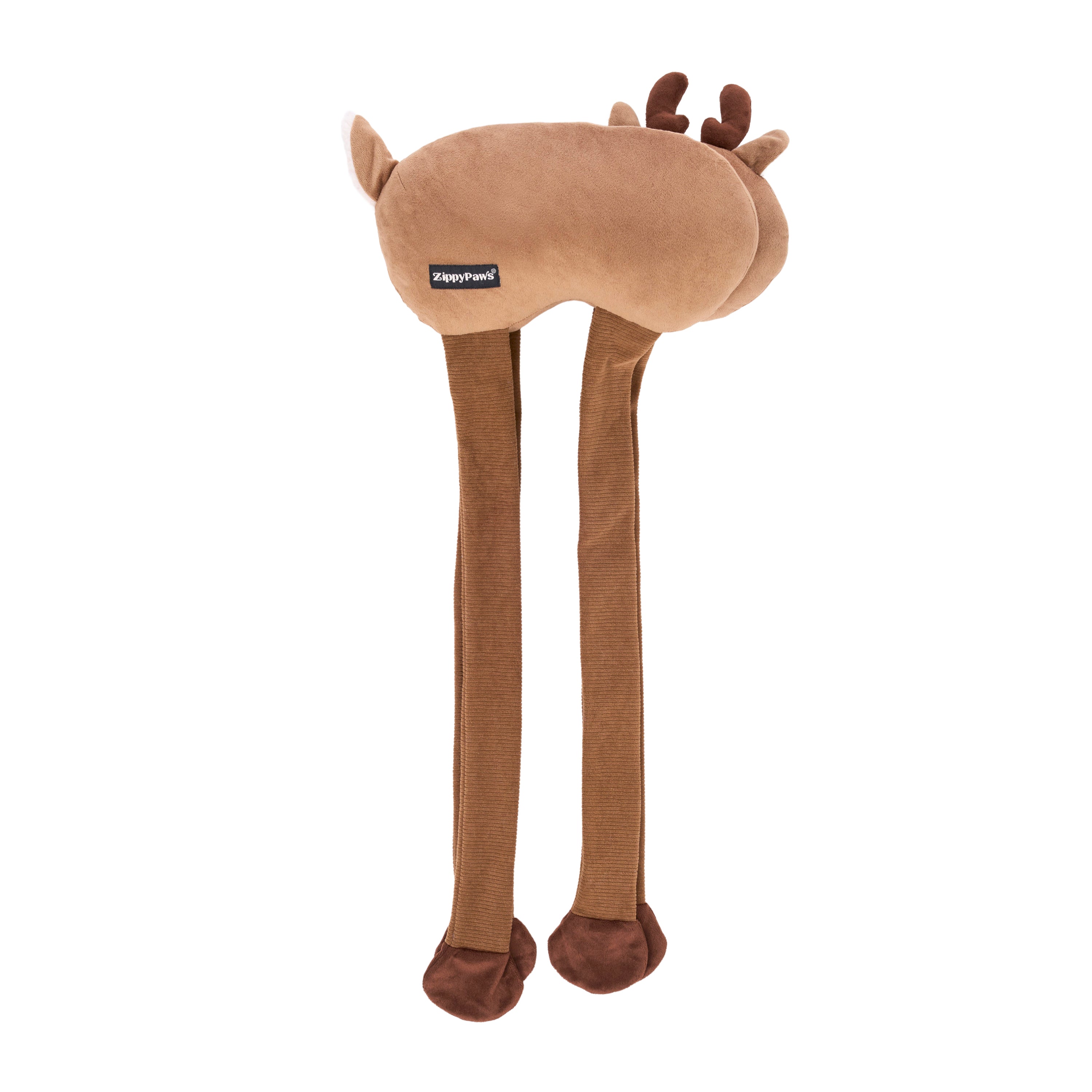 ZippyPaws ZippyPaws ecoZippy Holiday Crinkle Reindeer Plush Dog Toy