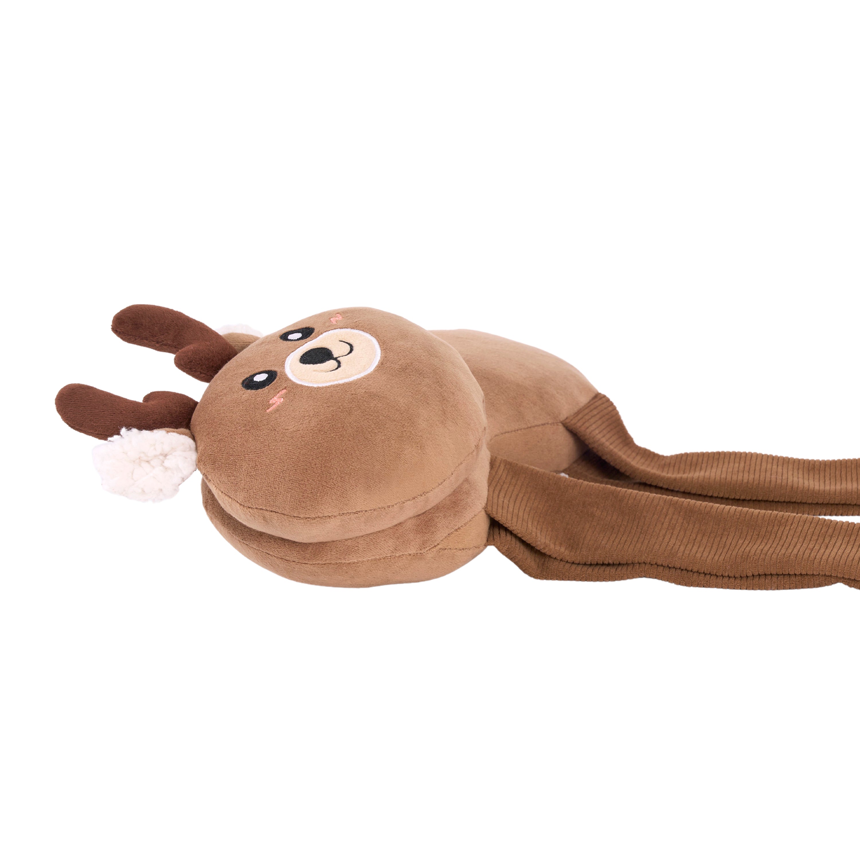 ZippyPaws ZippyPaws ecoZippy Holiday Crinkle Reindeer Plush Dog Toy