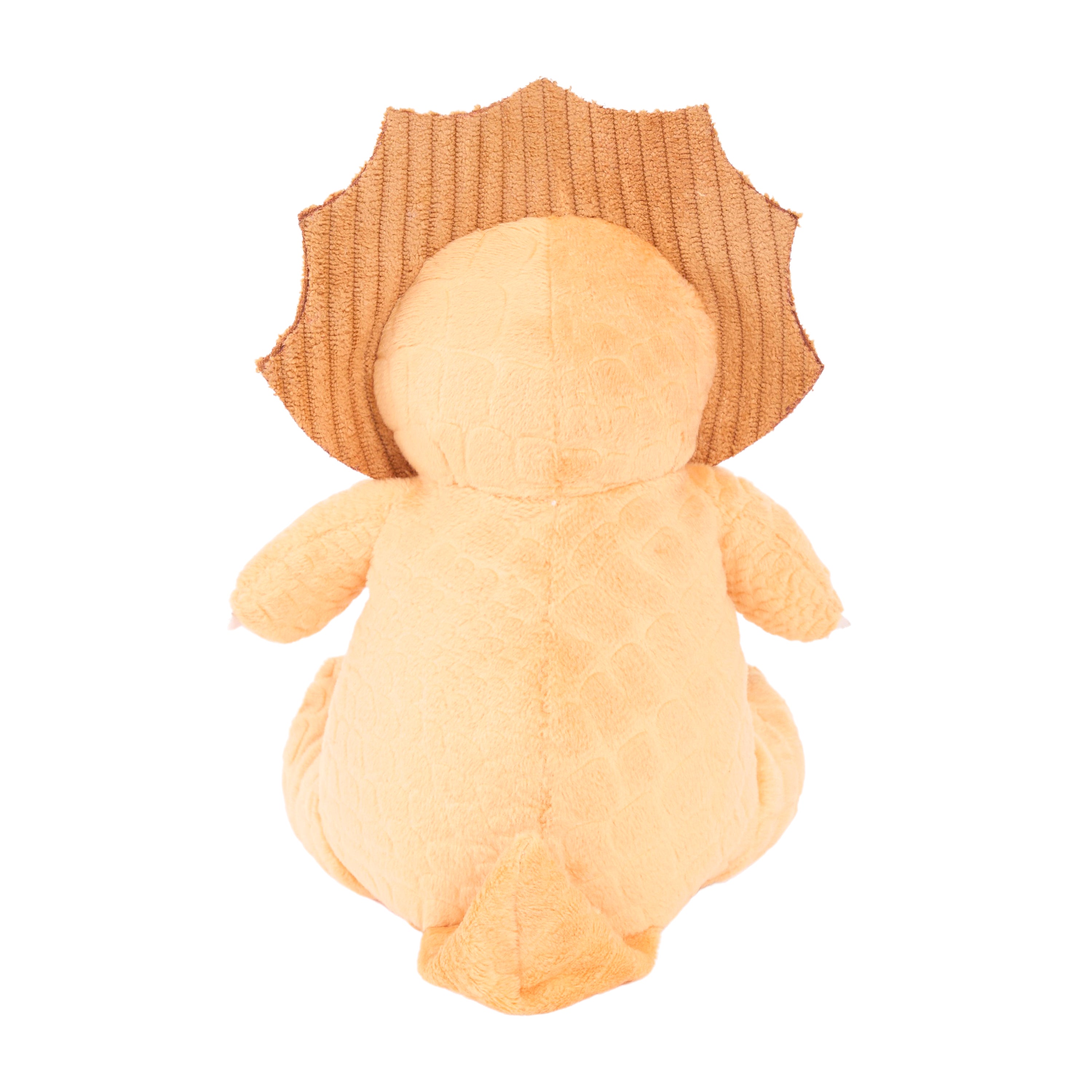 ZippyPaws ecoZippy Dinoz Triceratops Plush Dog Toy