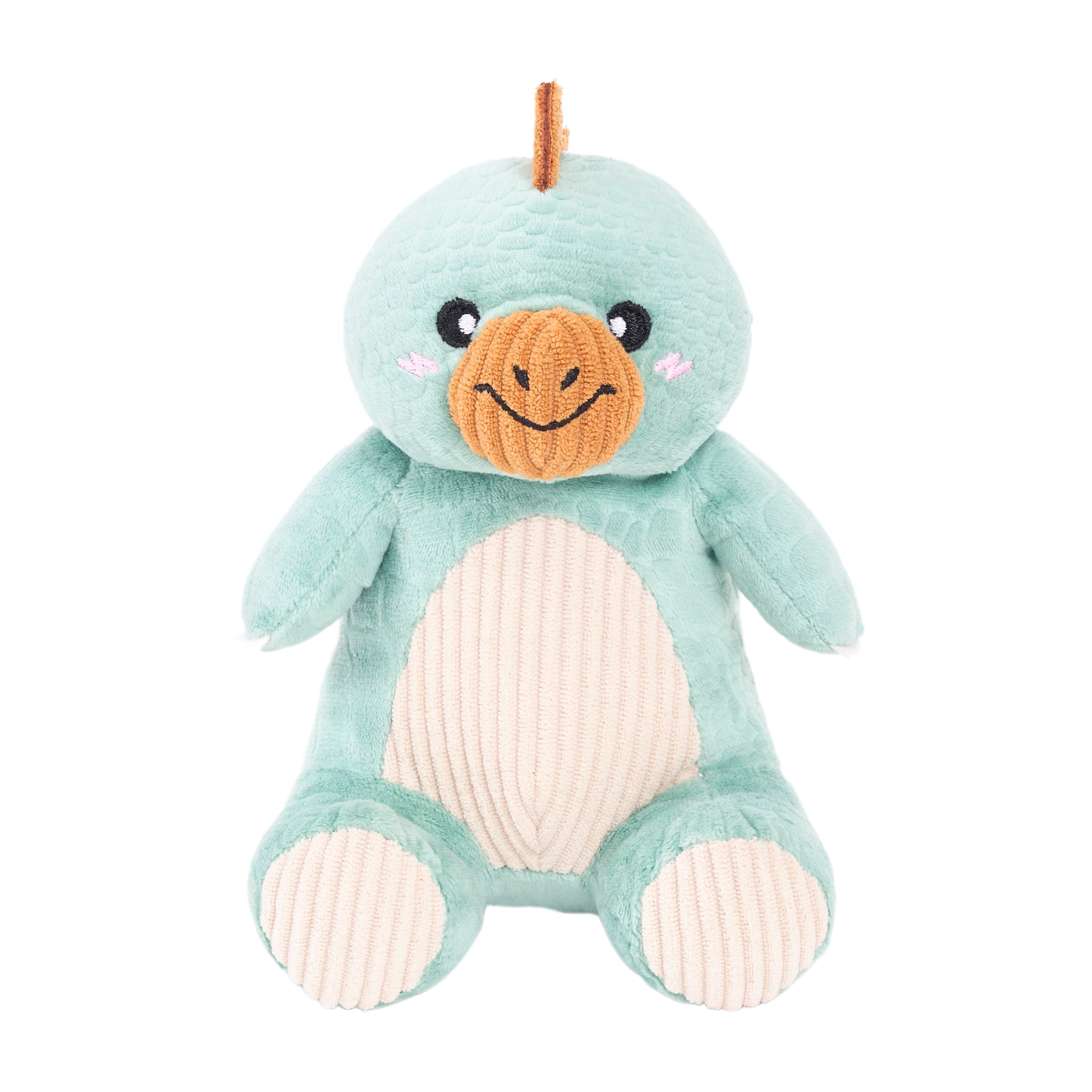 ZippyPaws ecoZippy Dinoz Stegosaurus Plush Dog Toy
