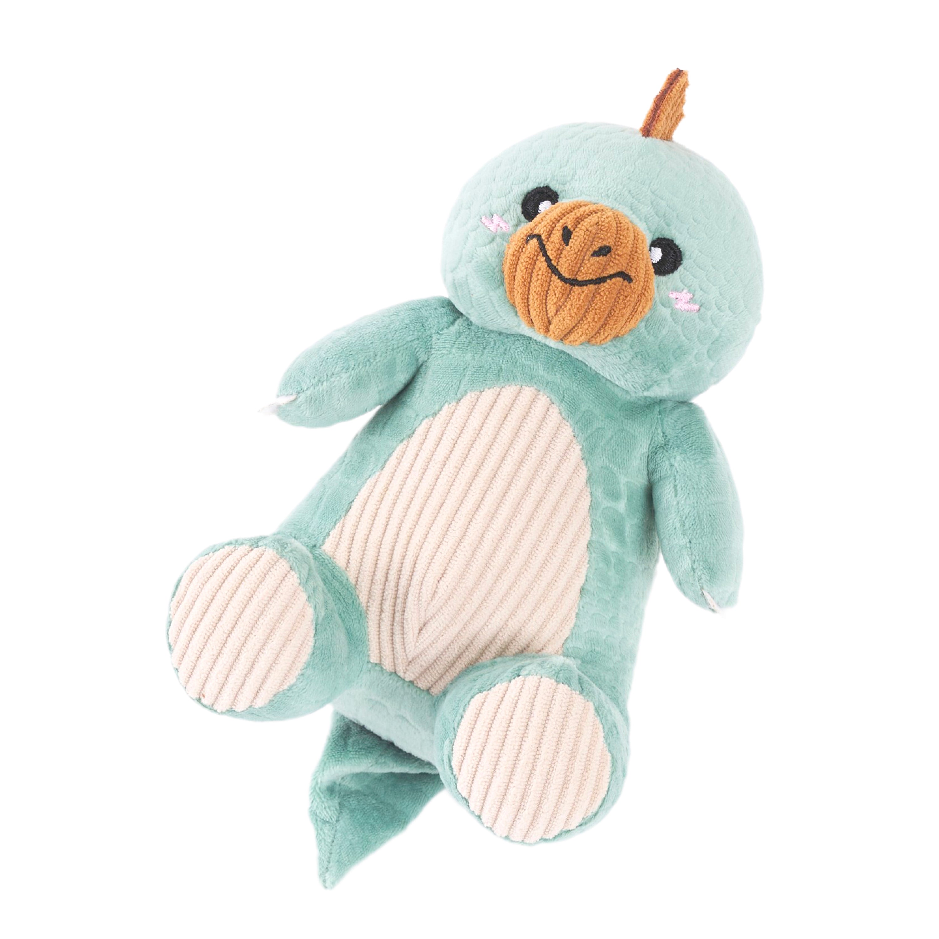 ZippyPaws ecoZippy Dinoz Stegosaurus Plush Dog Toy