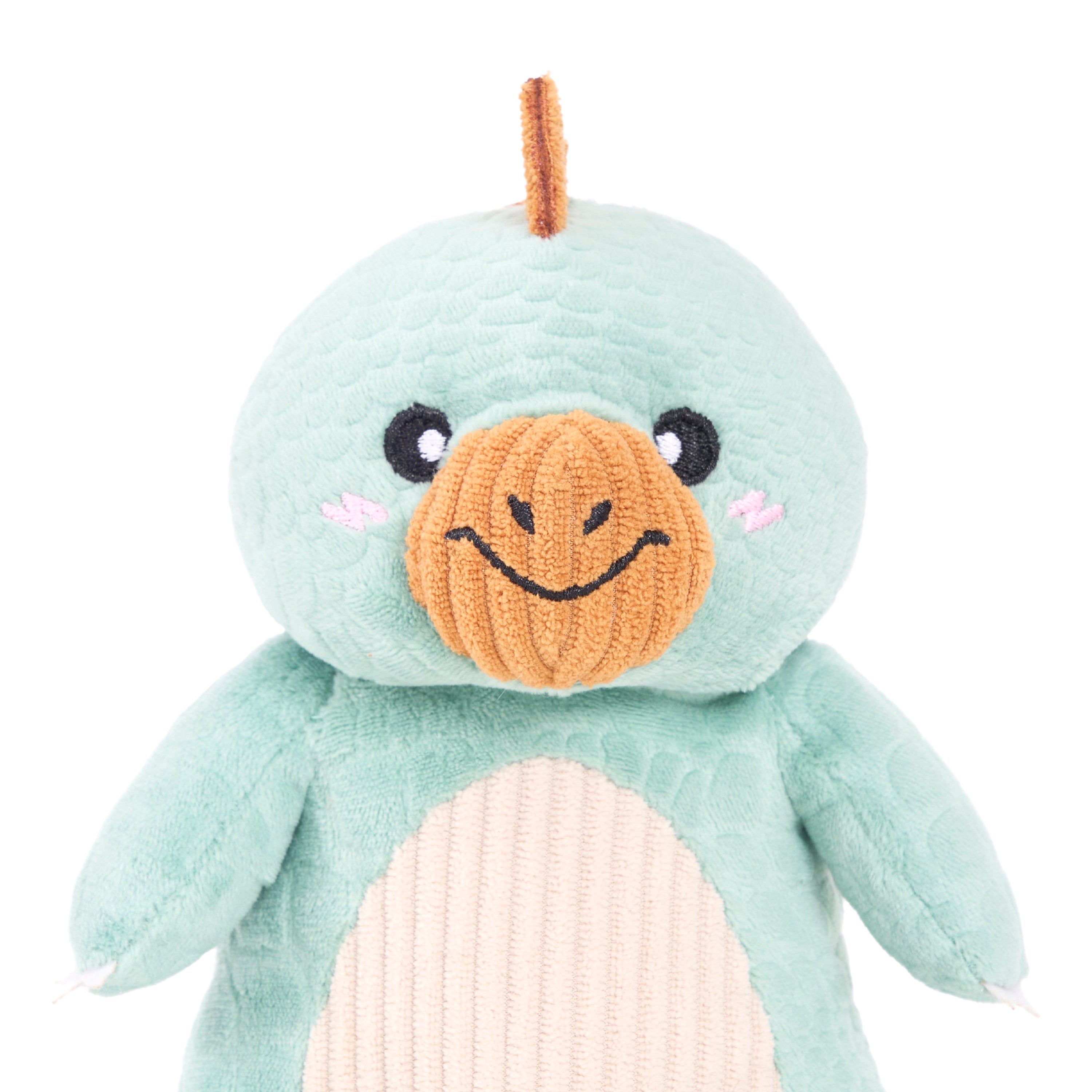 ZippyPaws ecoZippy Dinoz Stegosaurus Plush Dog Toy